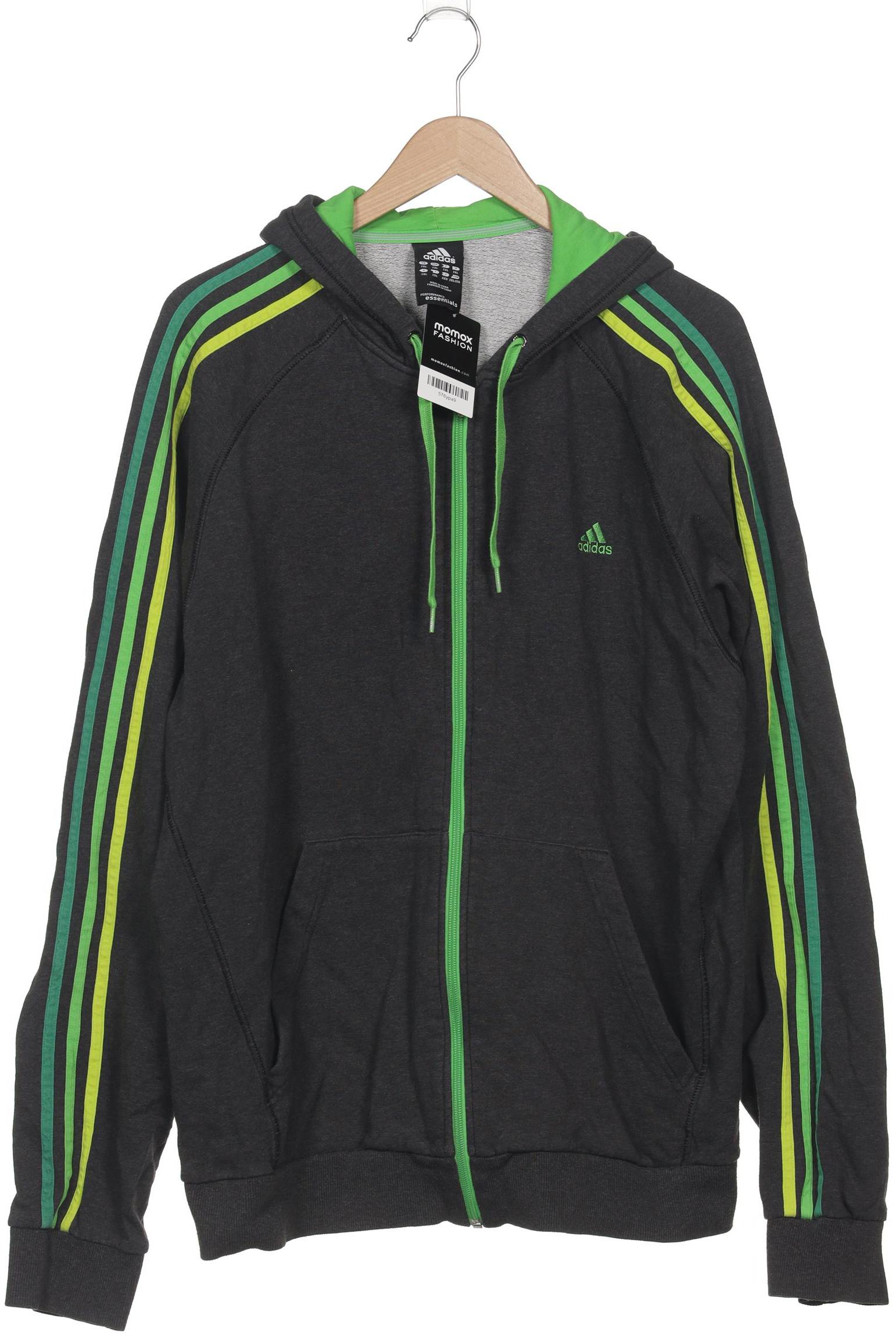 

adidas Herren Kapuzenpullover, grau, Gr. 56