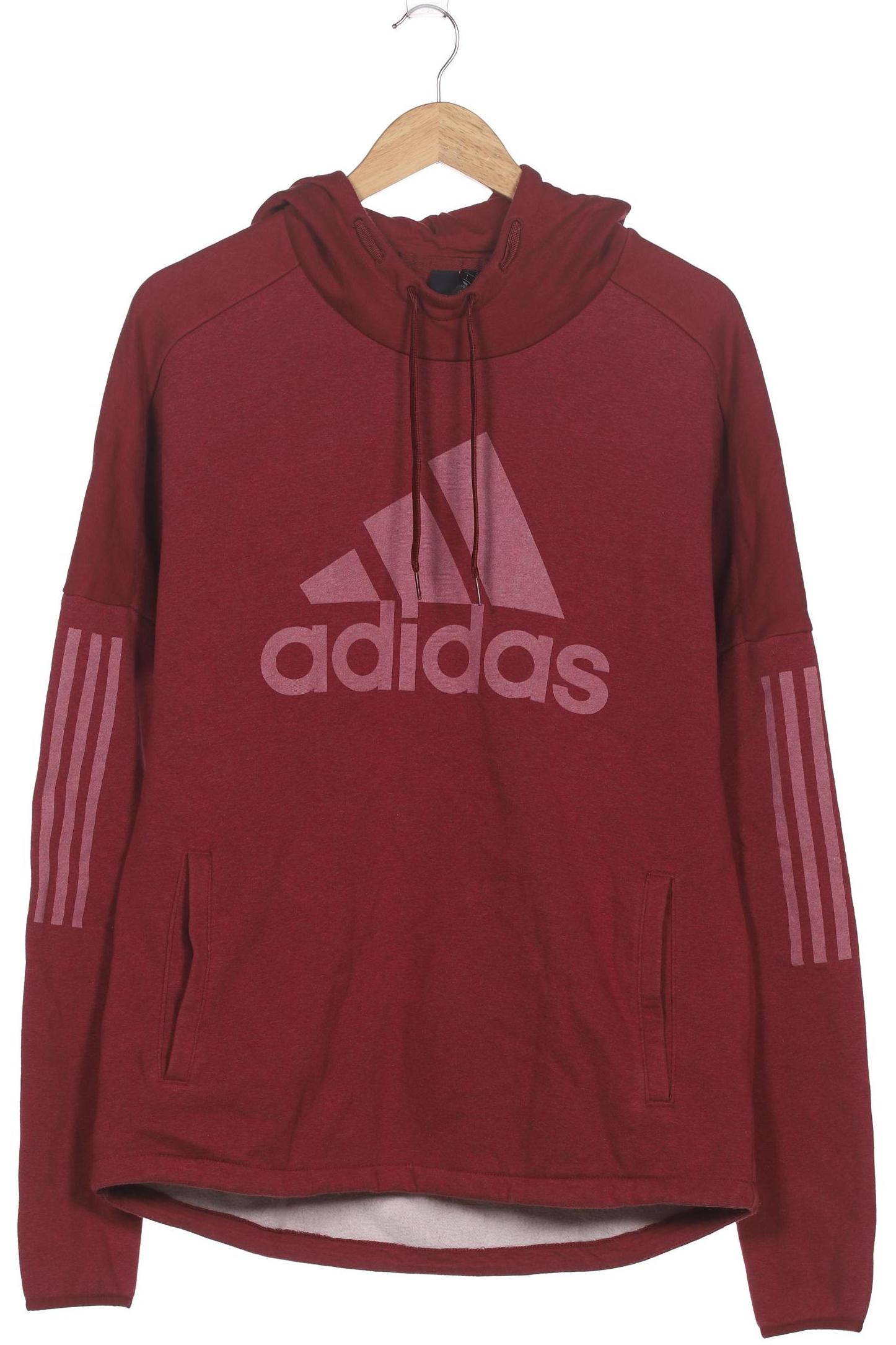 

adidas Herren Kapuzenpullover, rot, Gr. 52