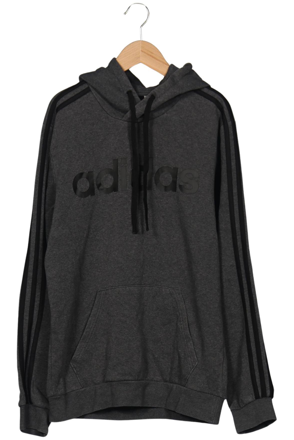 

adidas Herren Kapuzenpullover, grau, Gr. 46