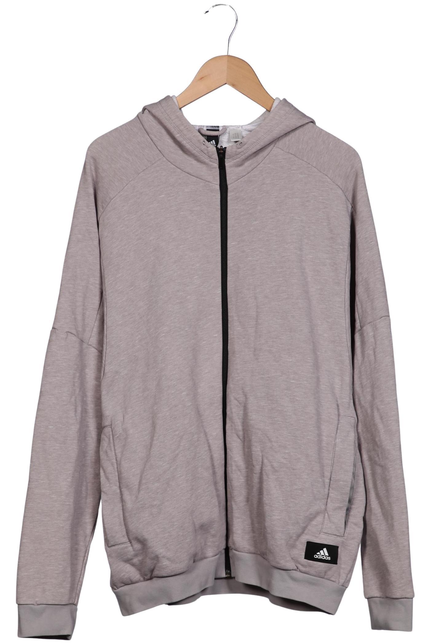 

adidas Herren Kapuzenpullover, grau, Gr. 56