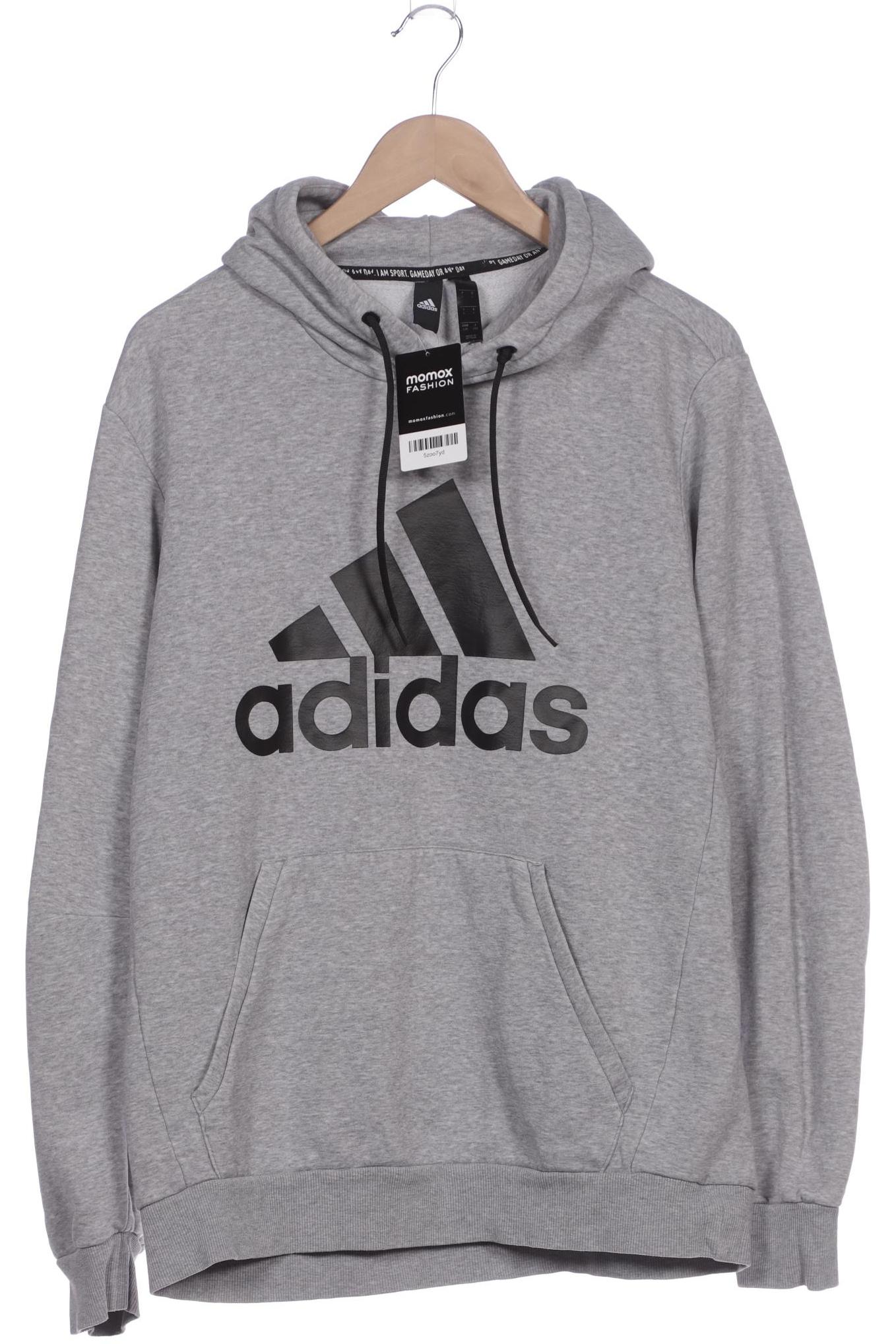 

adidas Herren Kapuzenpullover, grau, Gr. 52