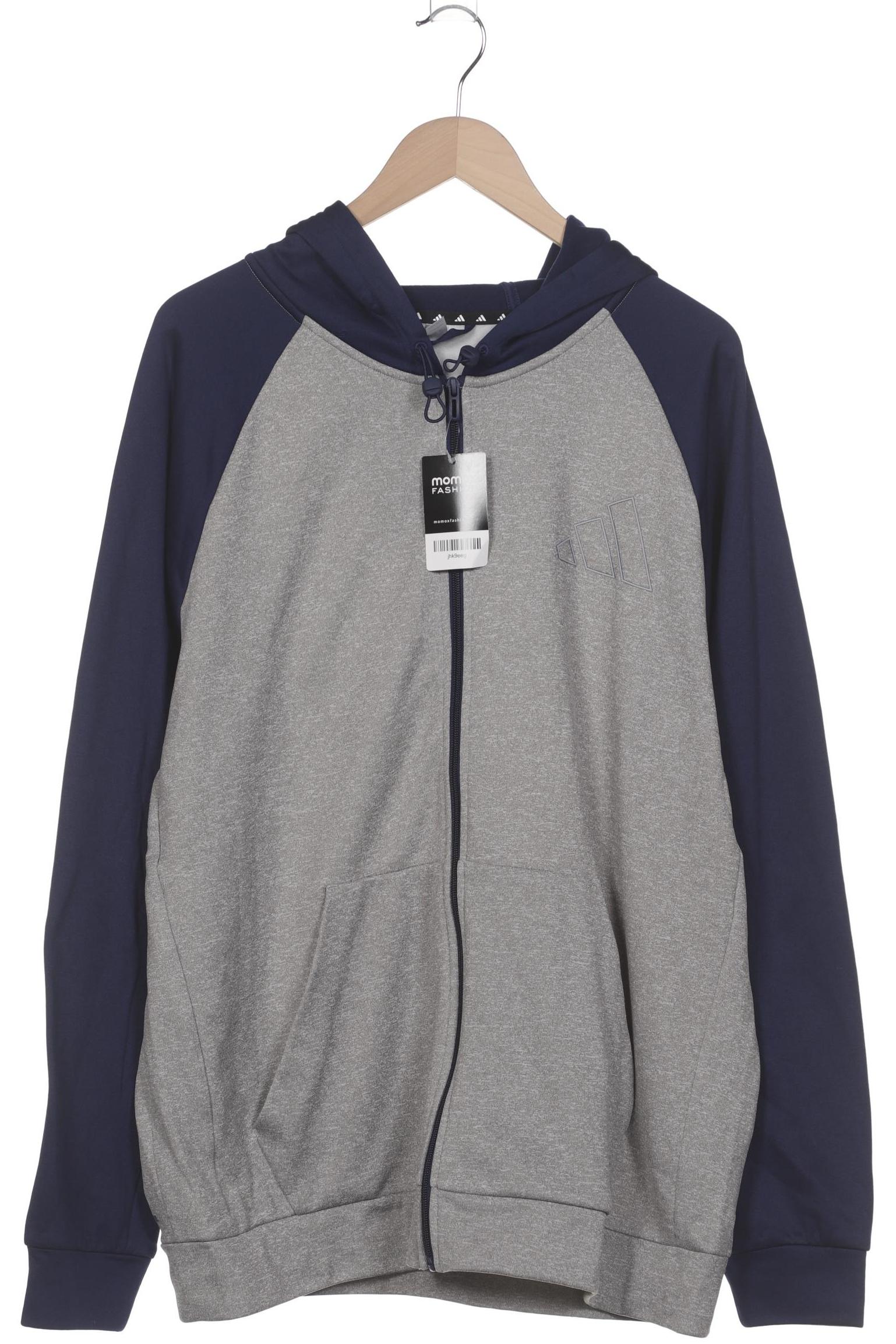 

adidas Herren Kapuzenpullover, grau, Gr. 54