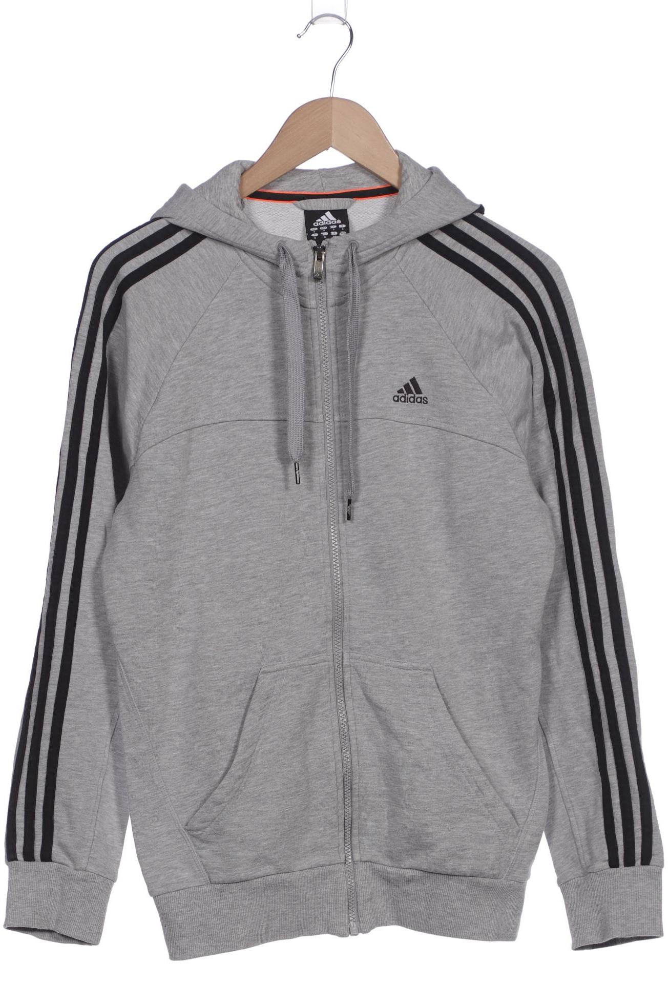 

adidas Herren Kapuzenpullover, grau, Gr. 46