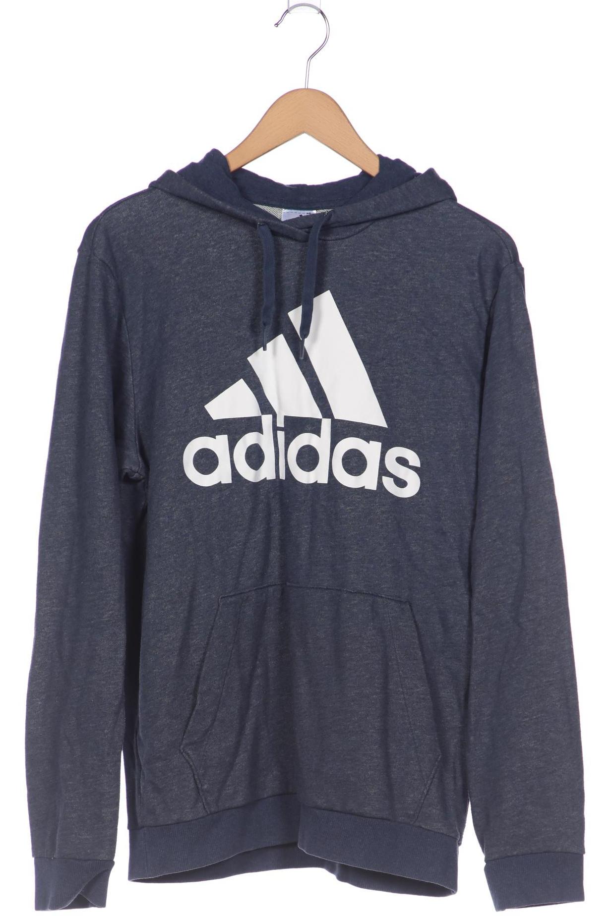 

adidas Herren Kapuzenpullover, blau, Gr. 48