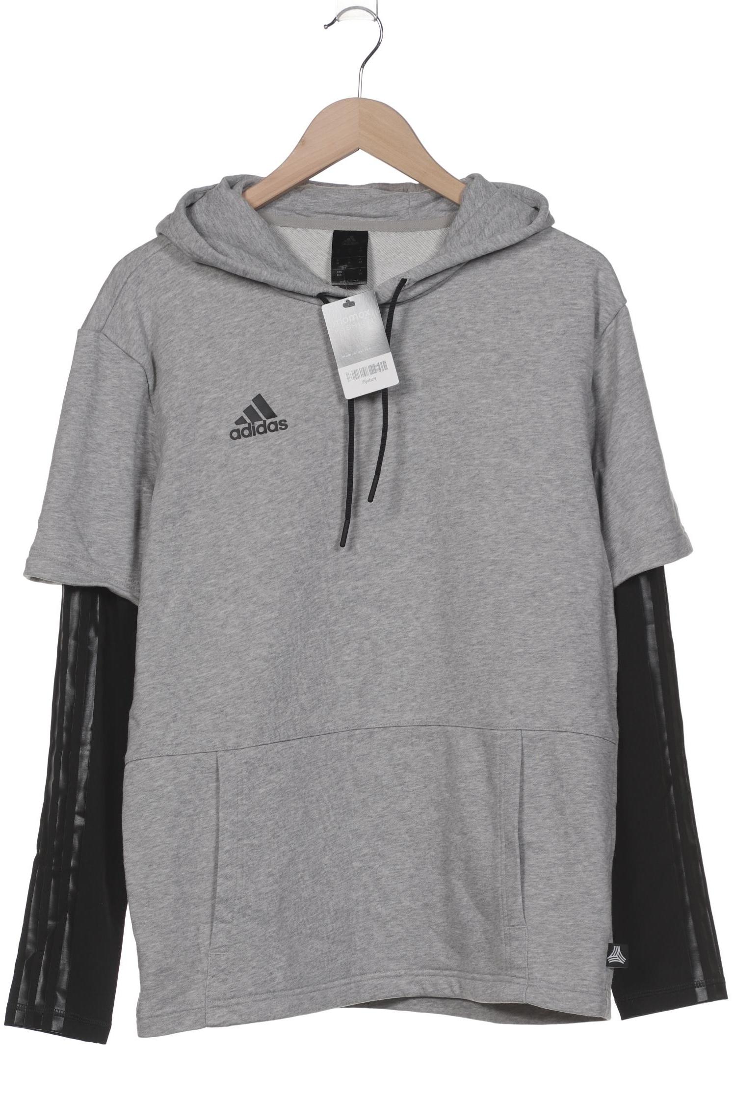 

adidas Herren Kapuzenpullover, grau, Gr. 48
