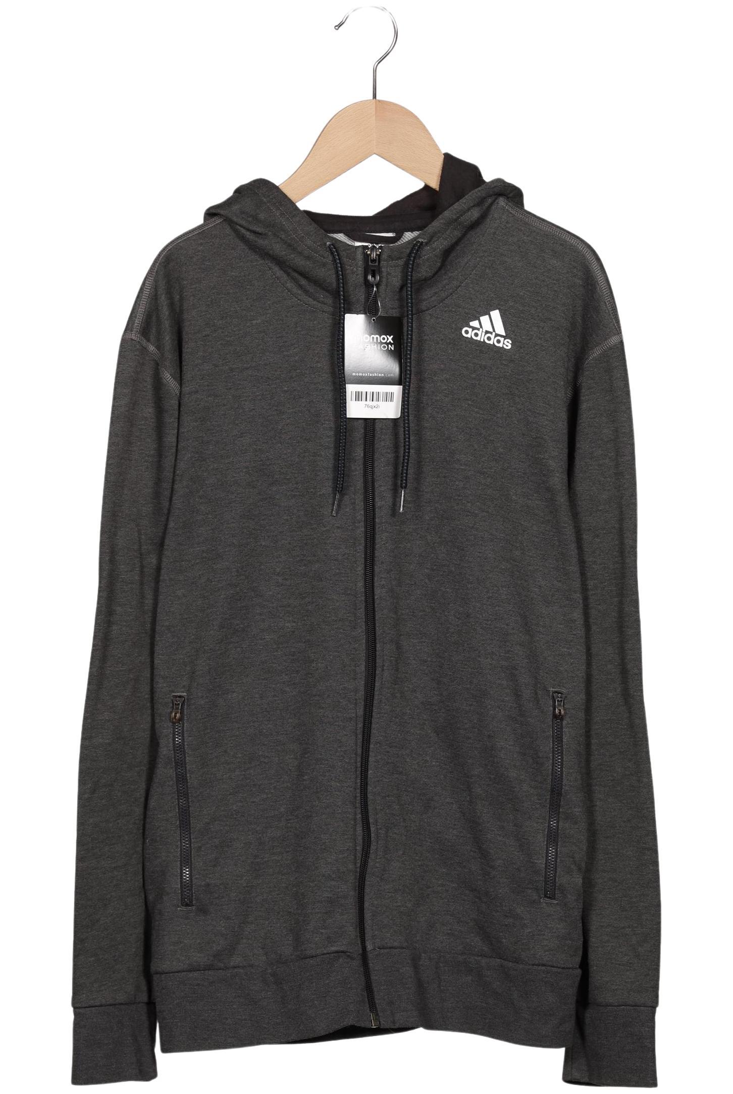 

adidas Herren Kapuzenpullover, grau, Gr. 48