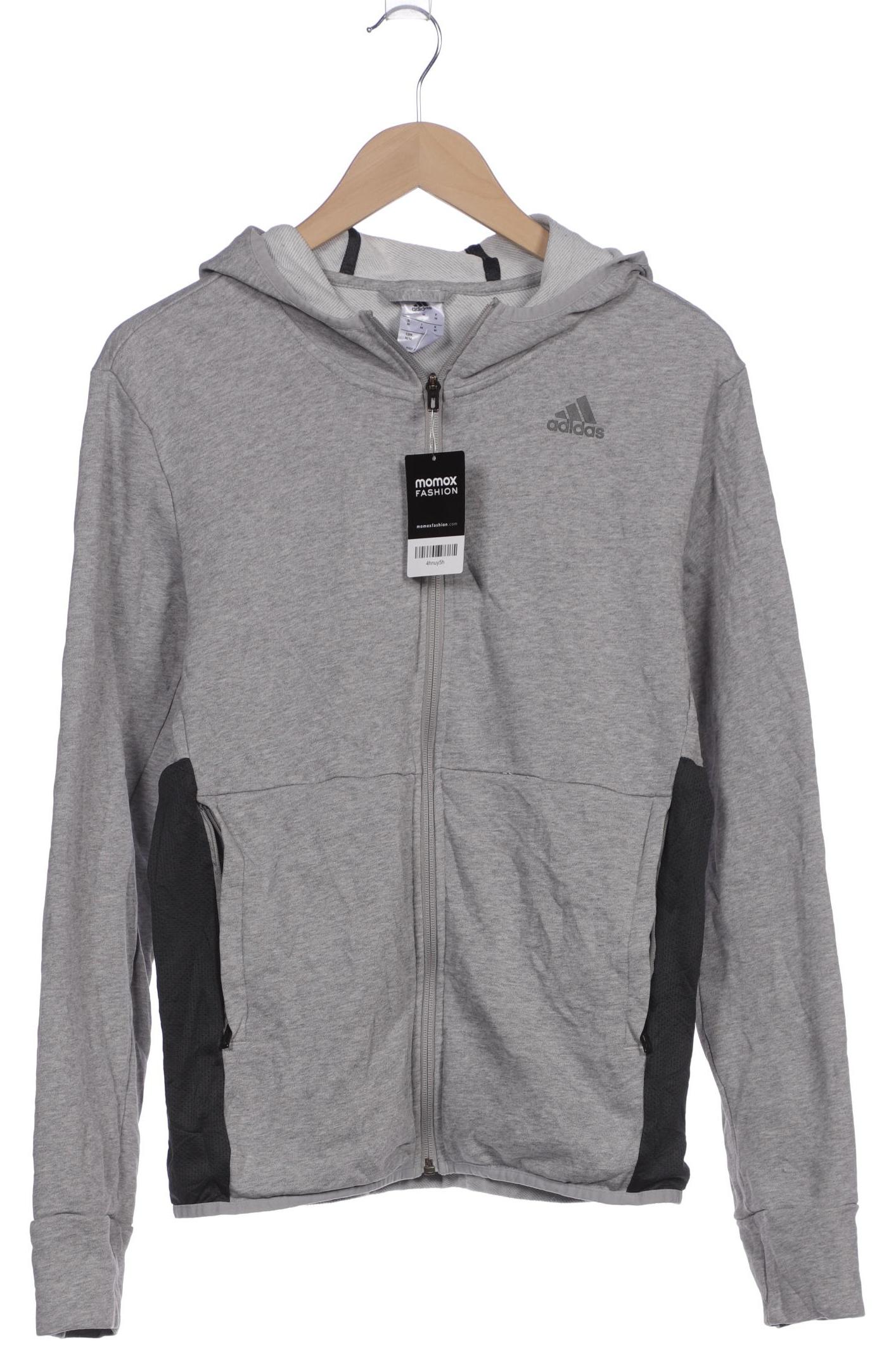 

adidas Herren Kapuzenpullover, grau, Gr. 48