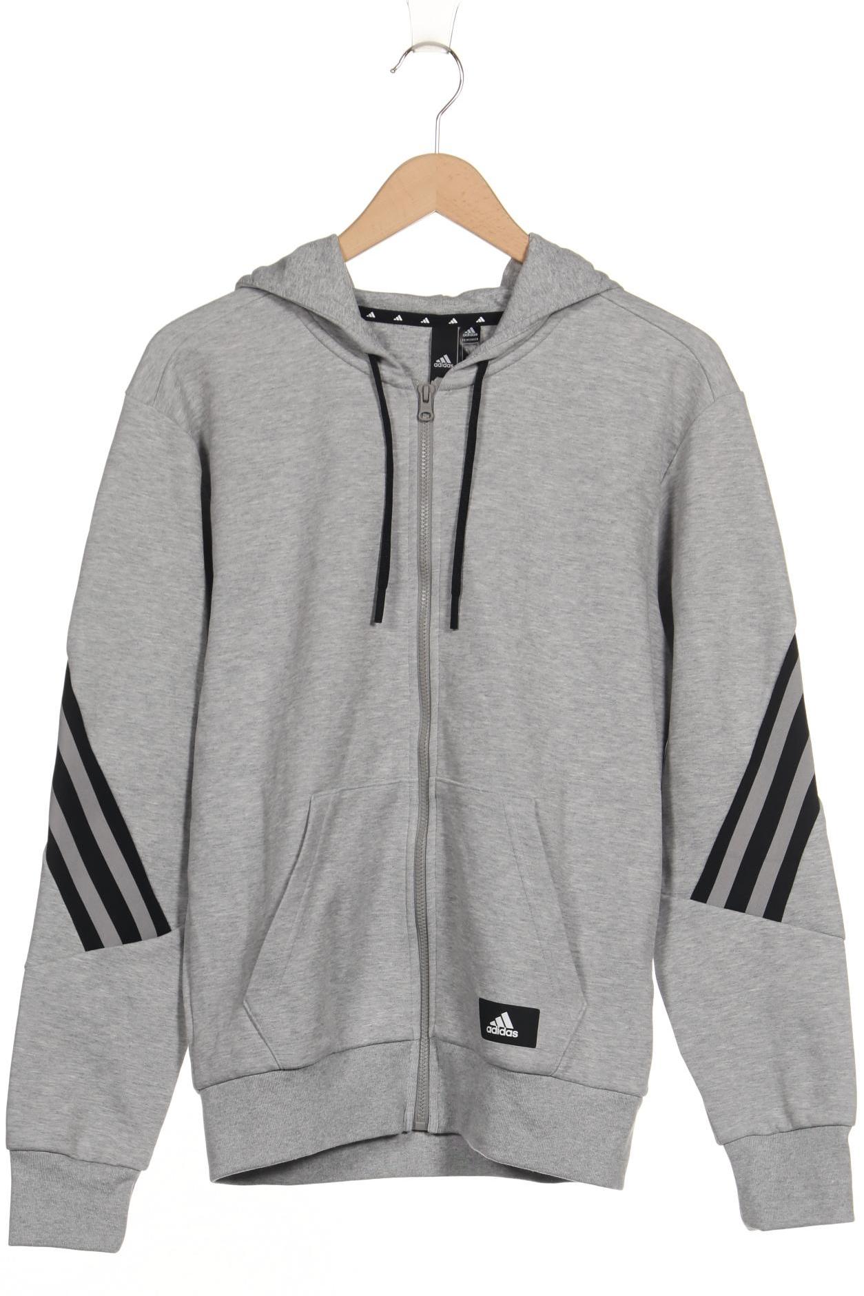 

adidas Herren Kapuzenpullover, grau, Gr. 46