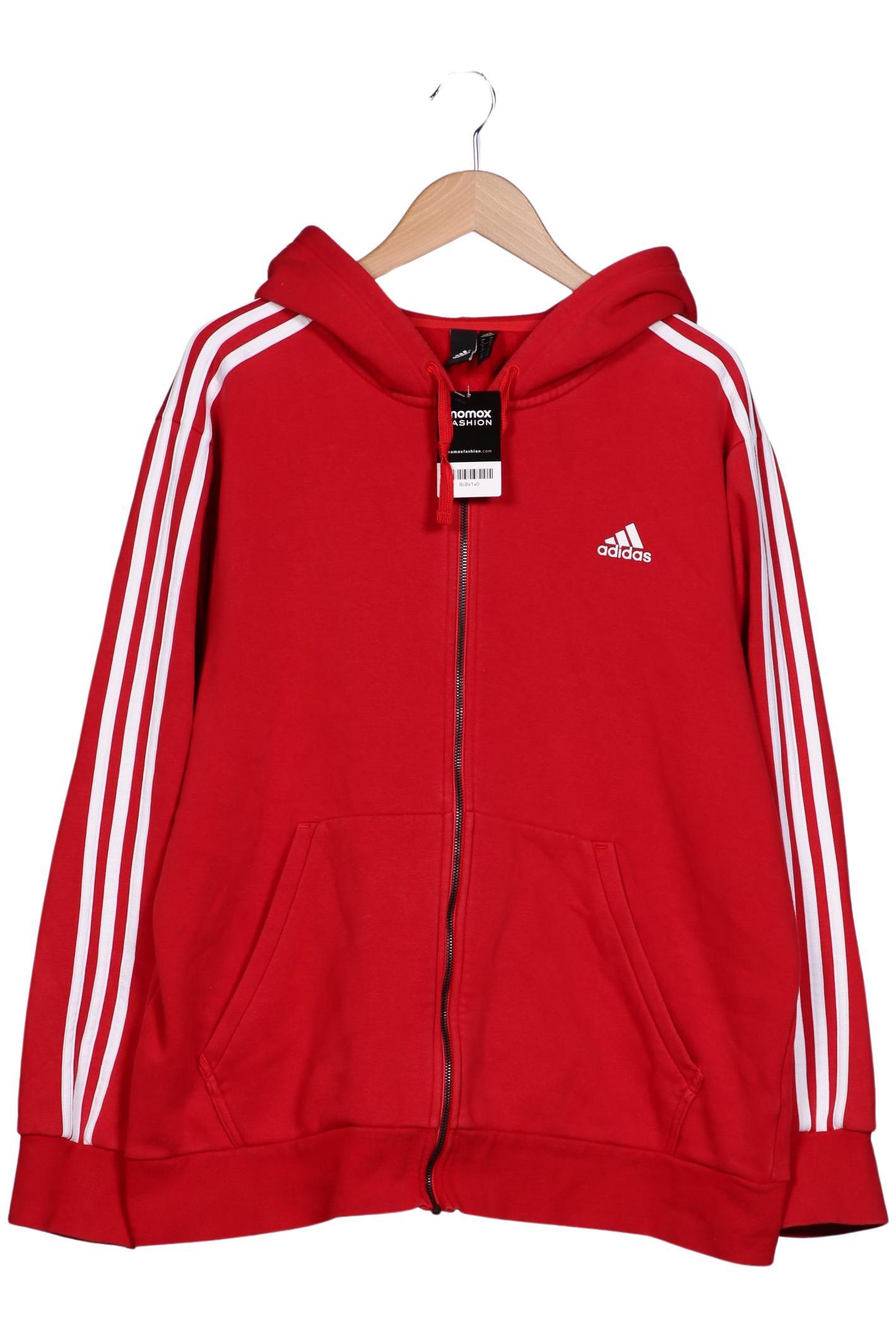 

adidas Herren Kapuzenpullover, rot, Gr. 54