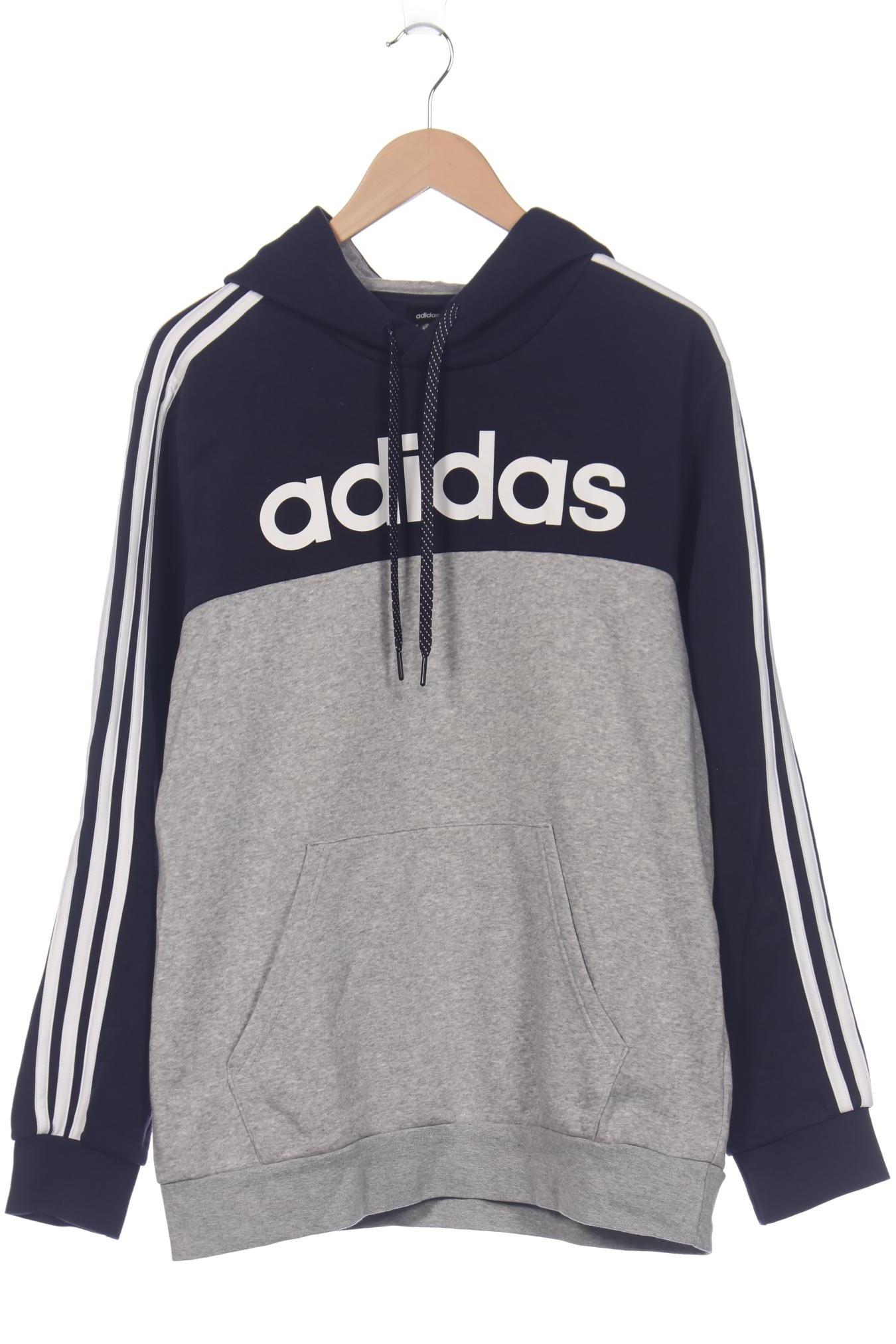 

adidas Herren Kapuzenpullover, grau, Gr. 52