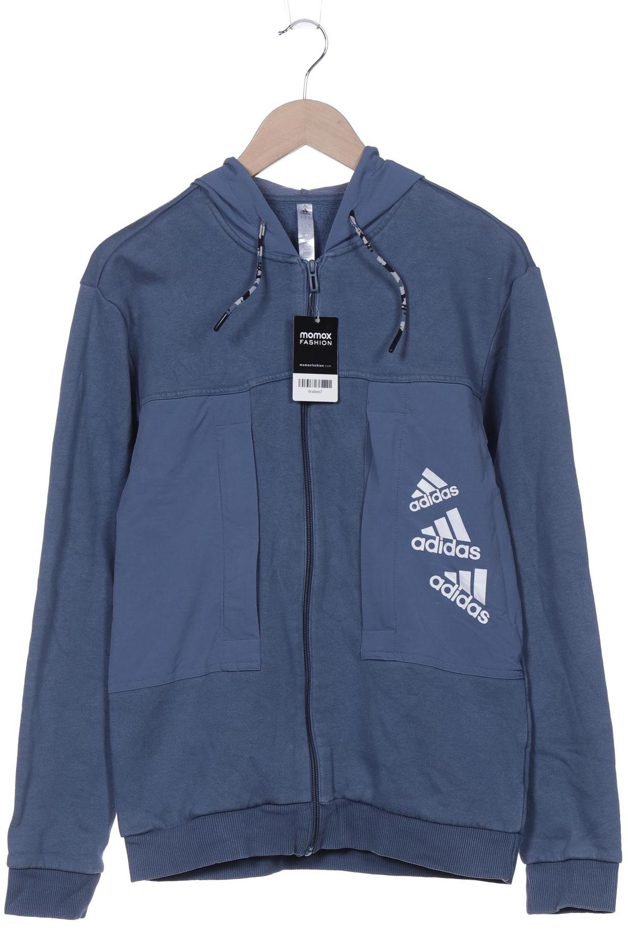 

adidas Herren Kapuzenpullover, blau, Gr. 46