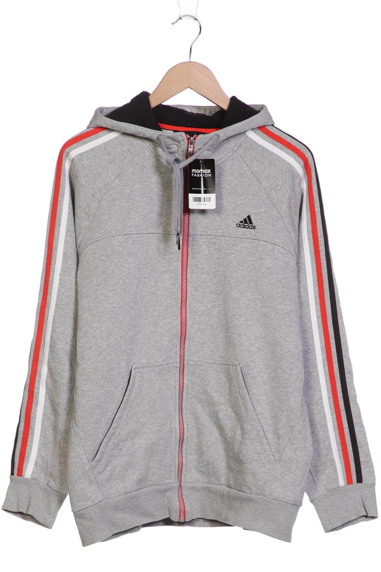 

adidas Herren Kapuzenpullover, grau, Gr. 52