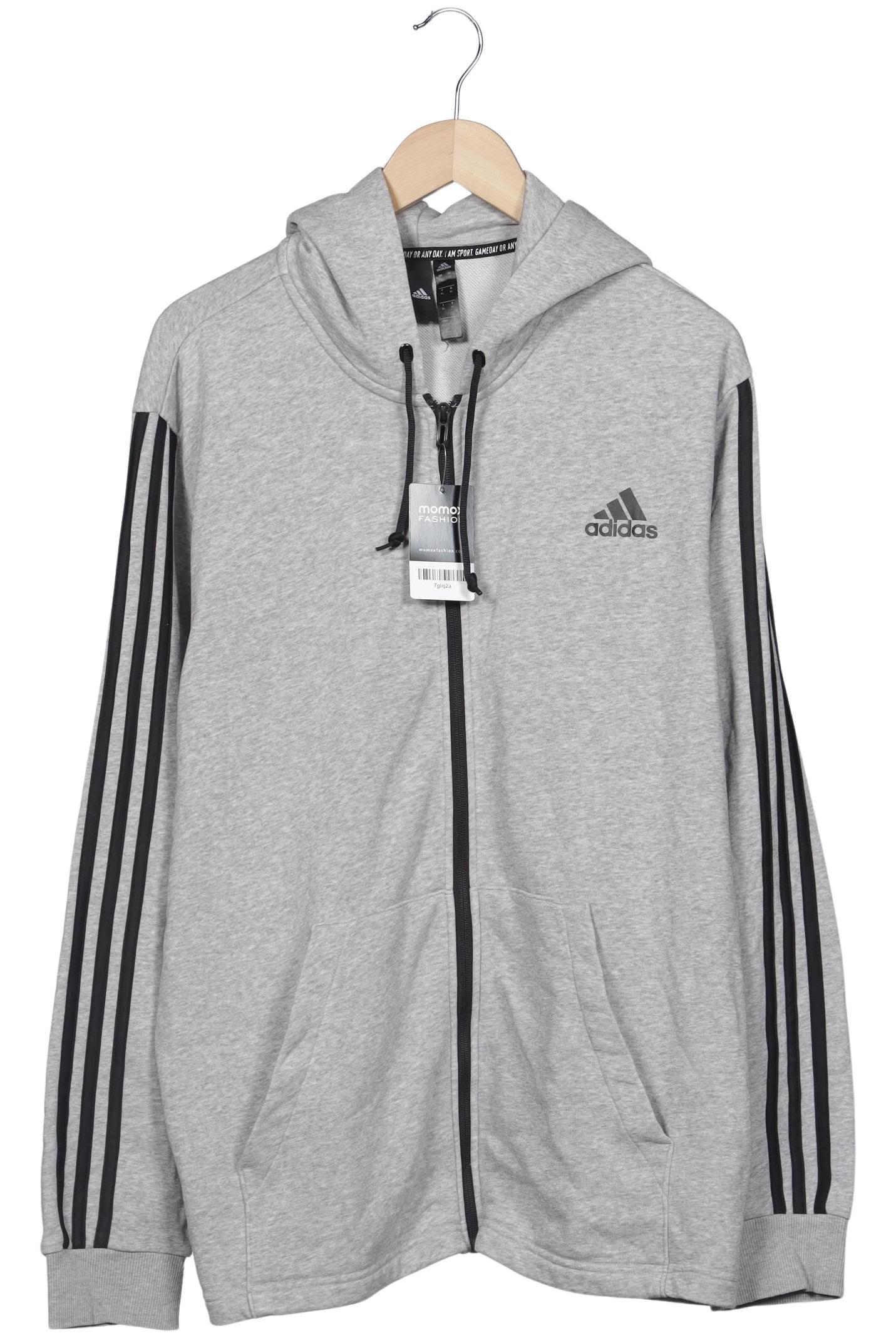 

adidas Herren Kapuzenpullover, grau, Gr. 54