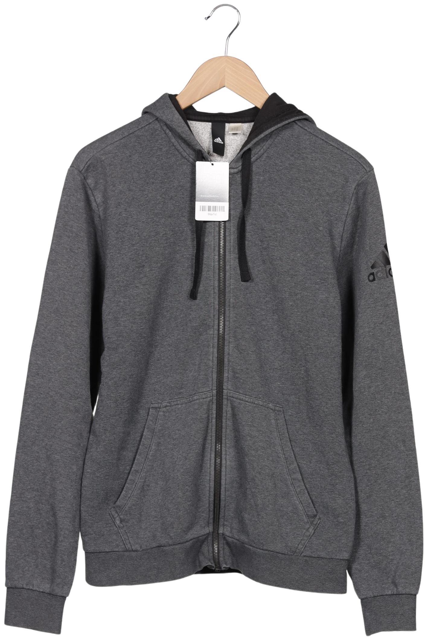 

adidas Herren Kapuzenpullover, grau, Gr. 48