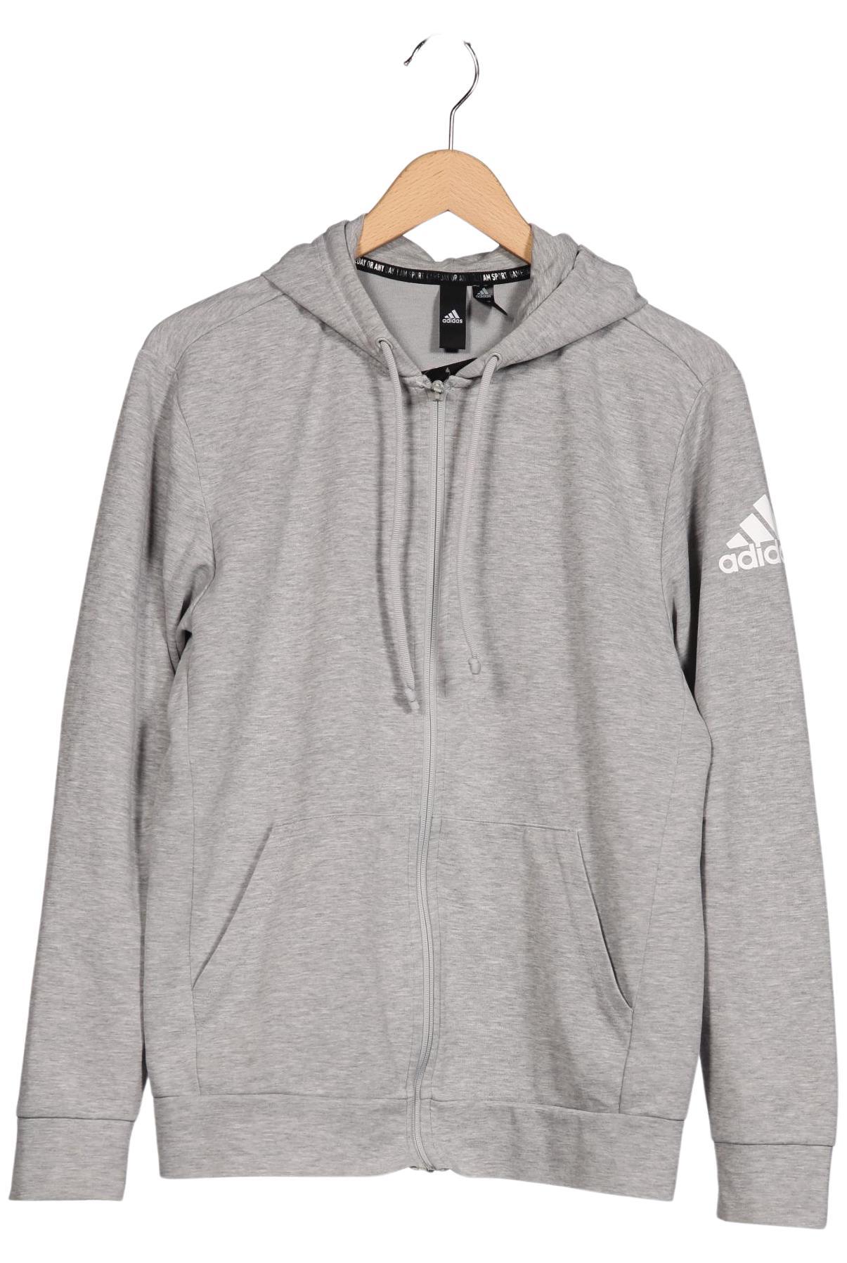 

adidas Herren Kapuzenpullover, grau, Gr. 48