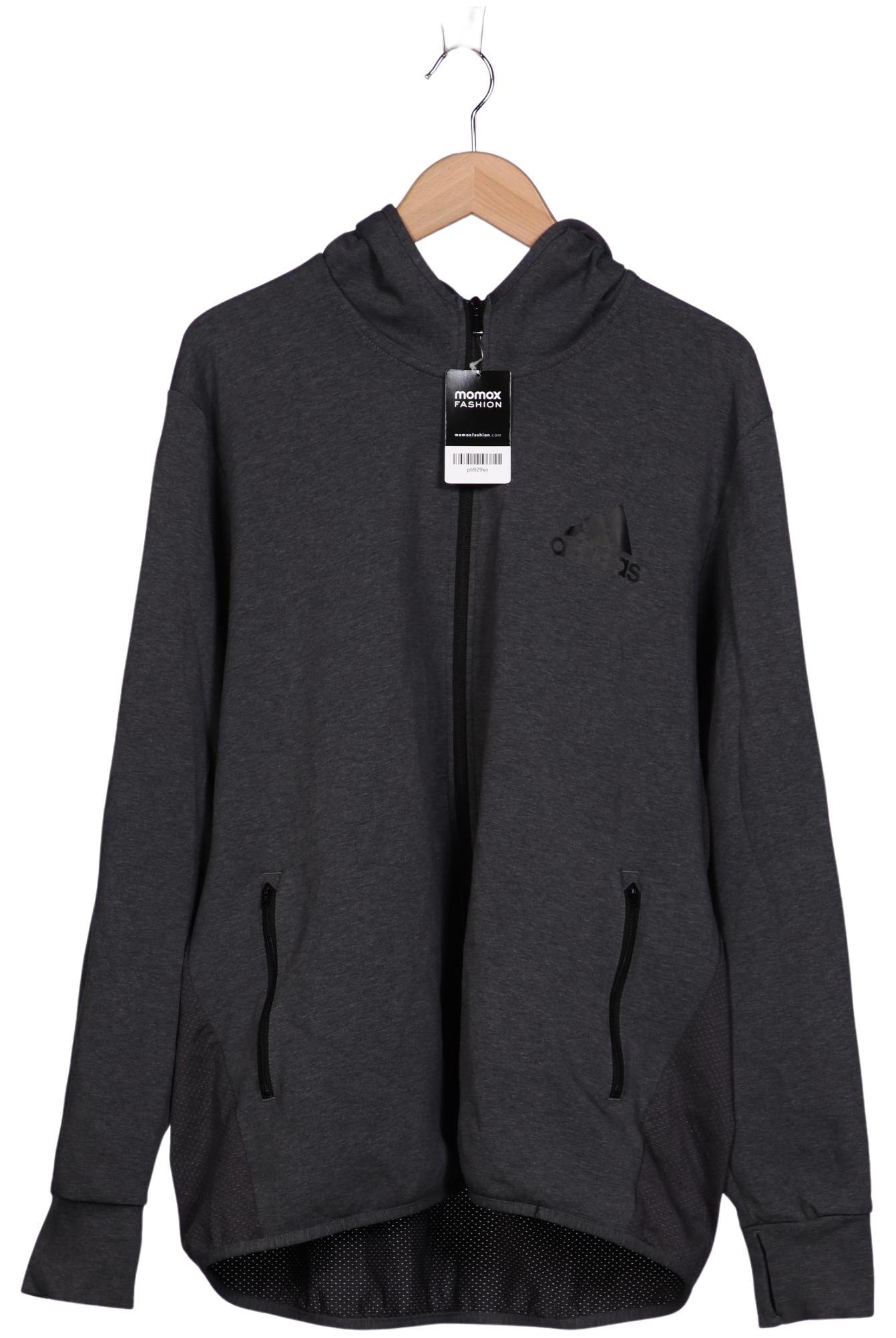 

adidas Herren Kapuzenpullover, grau, Gr. 56