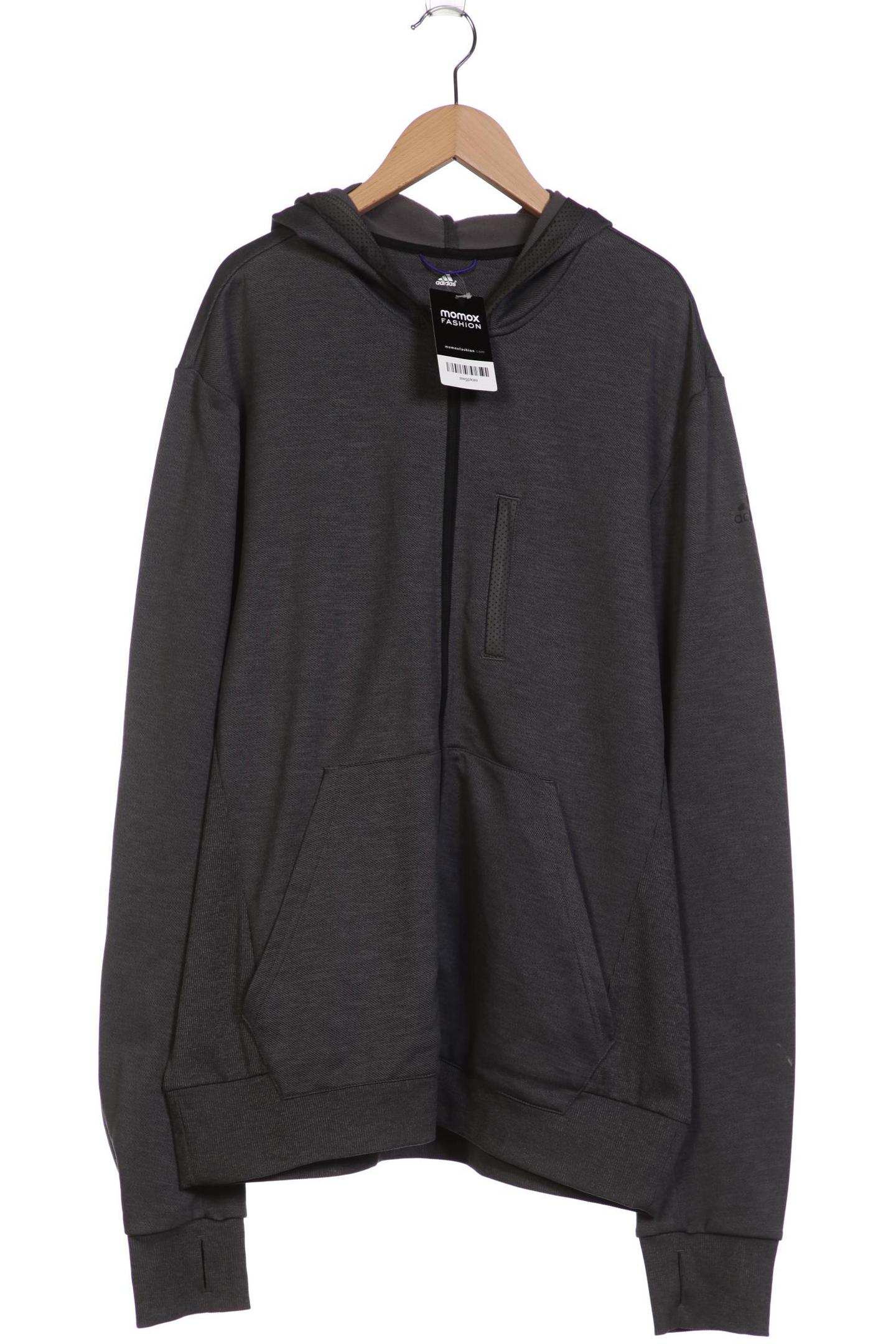 

adidas Herren Kapuzenpullover, grau, Gr. 54
