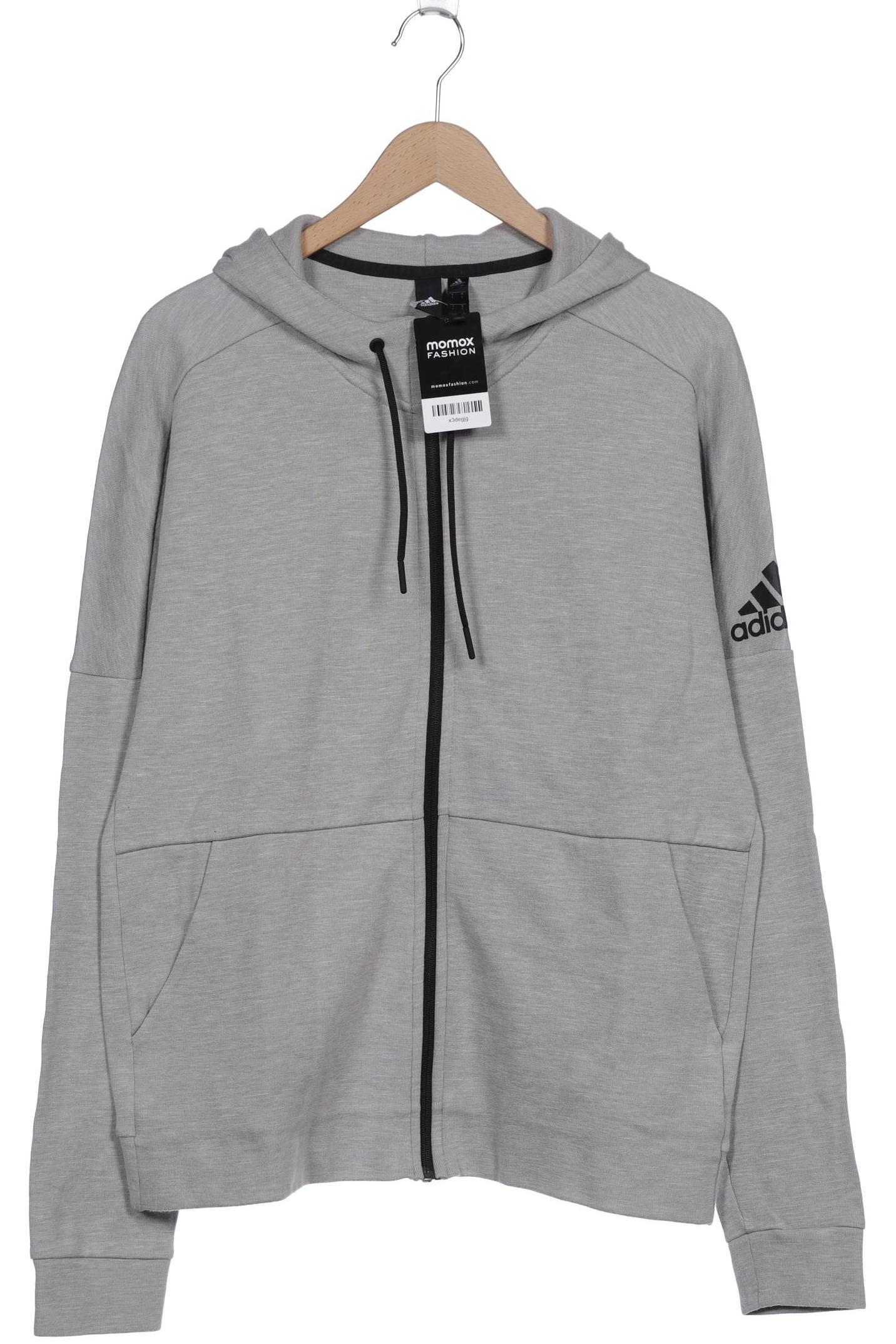 

adidas Herren Kapuzenpullover, grau, Gr. 52
