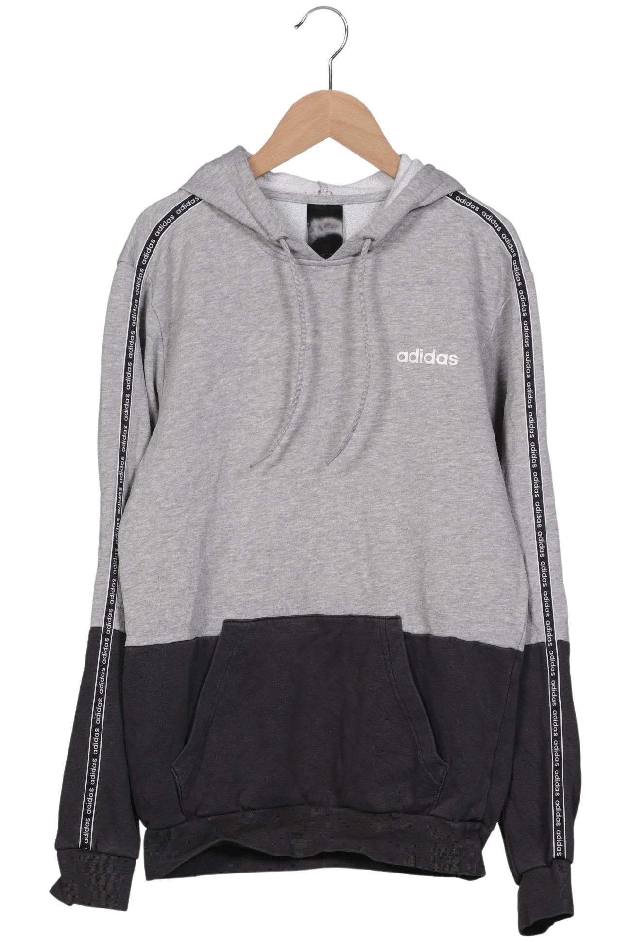 

adidas Herren Kapuzenpullover, grau, Gr. 48