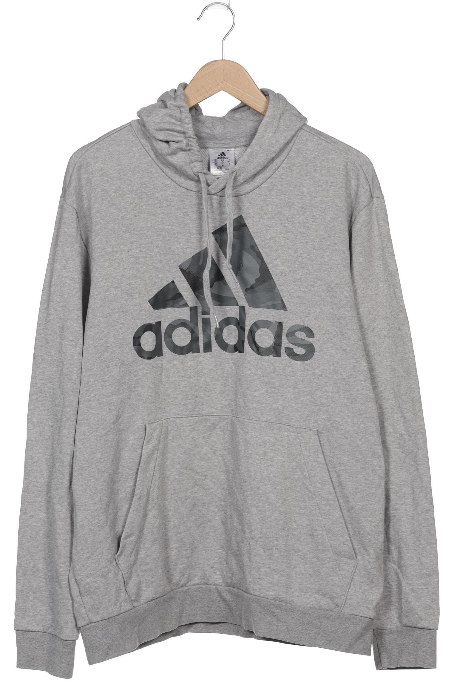 

adidas Herren Kapuzenpullover, grau, Gr. 54