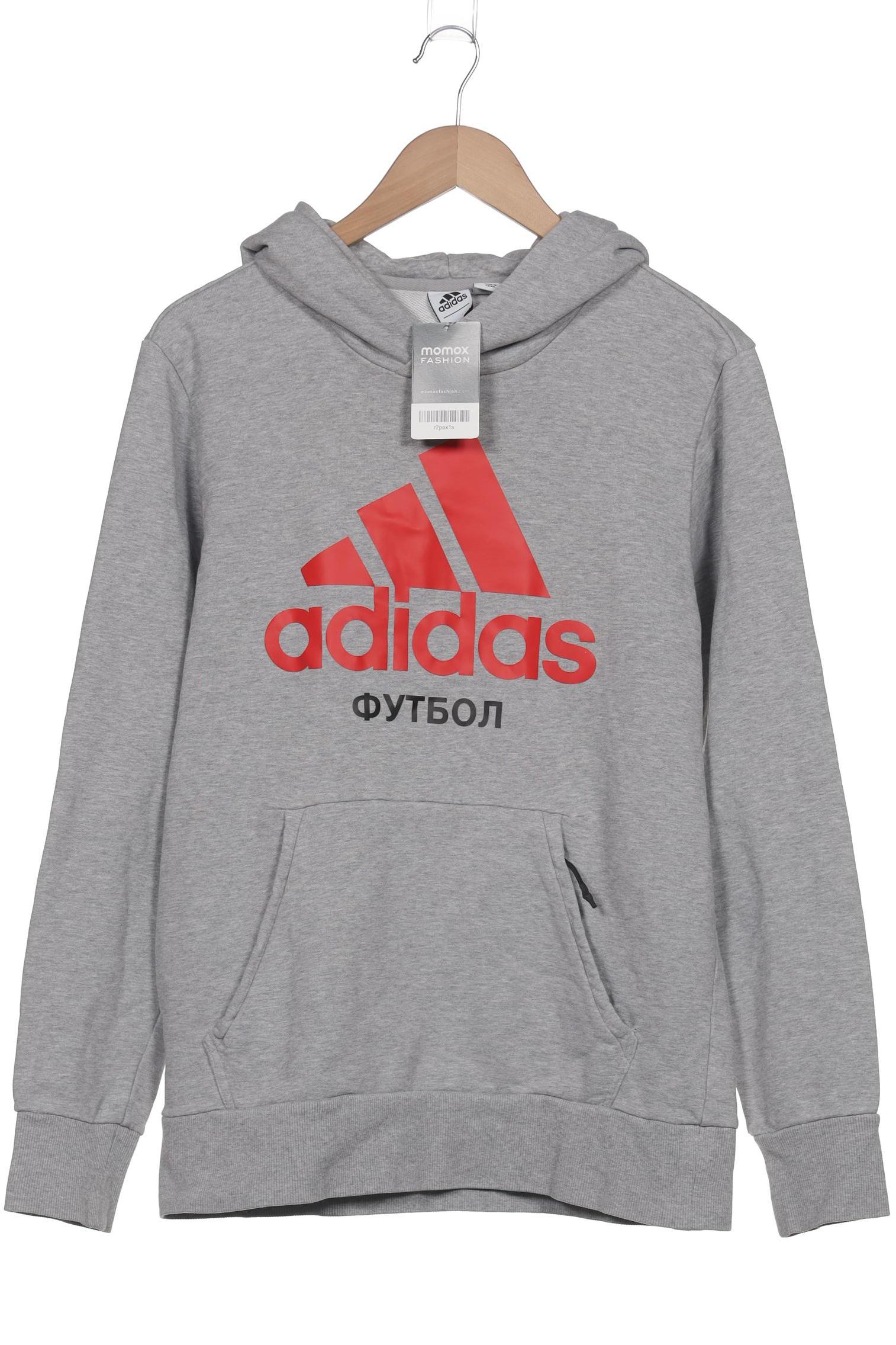

adidas Herren Kapuzenpullover, grau, Gr. 48