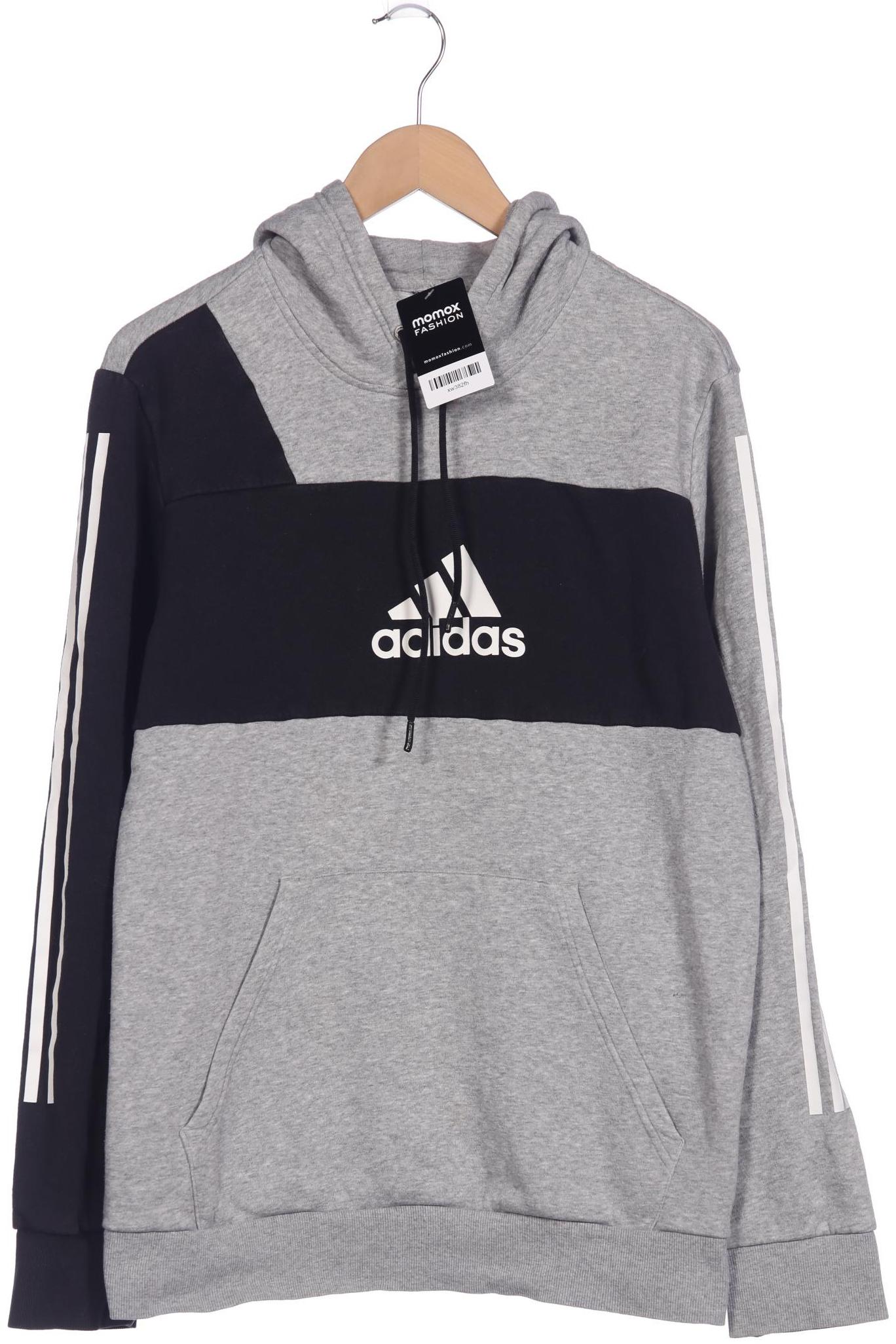 

adidas Herren Kapuzenpullover, grau, Gr. 54