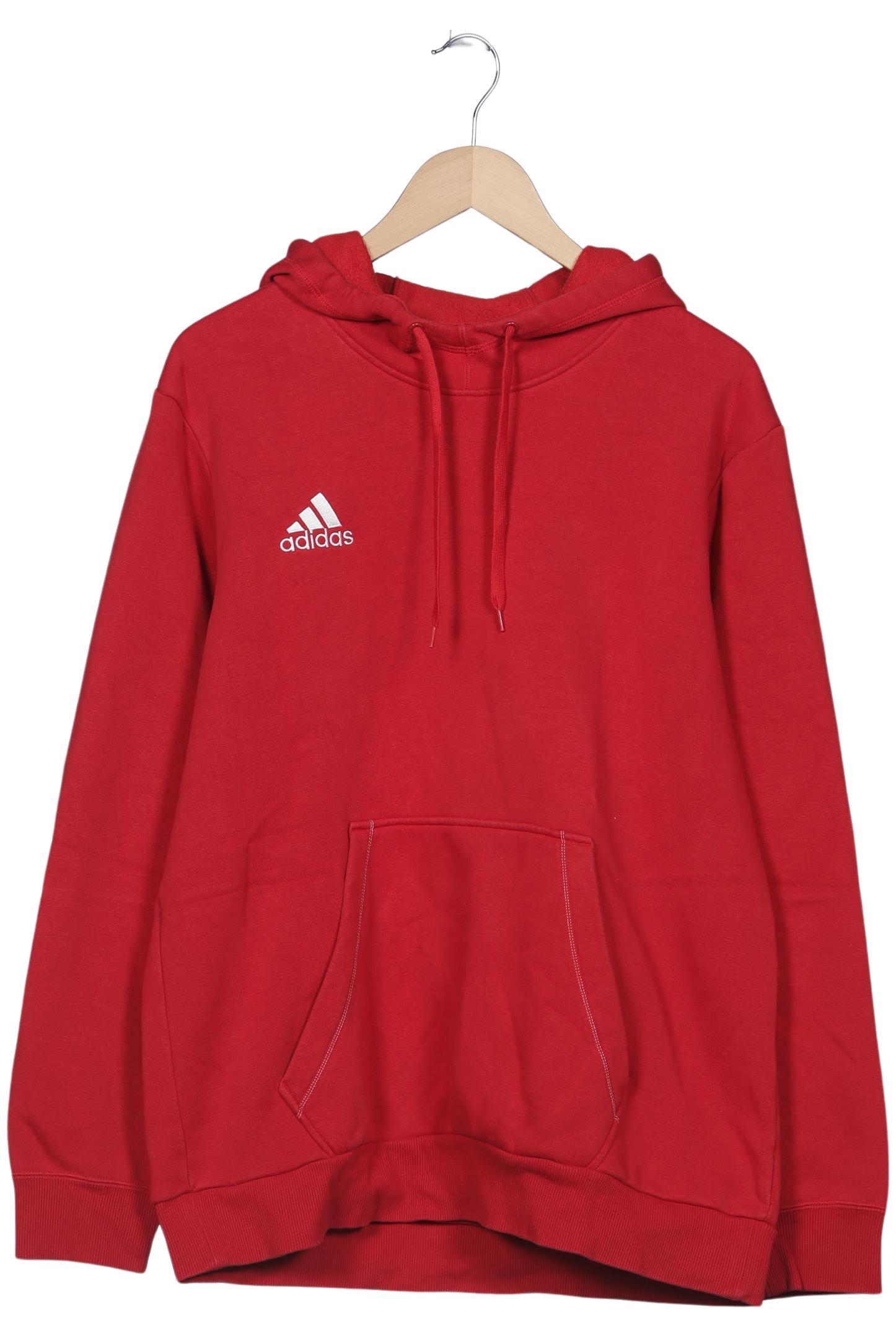 

adidas Herren Kapuzenpullover, rot, Gr. 52