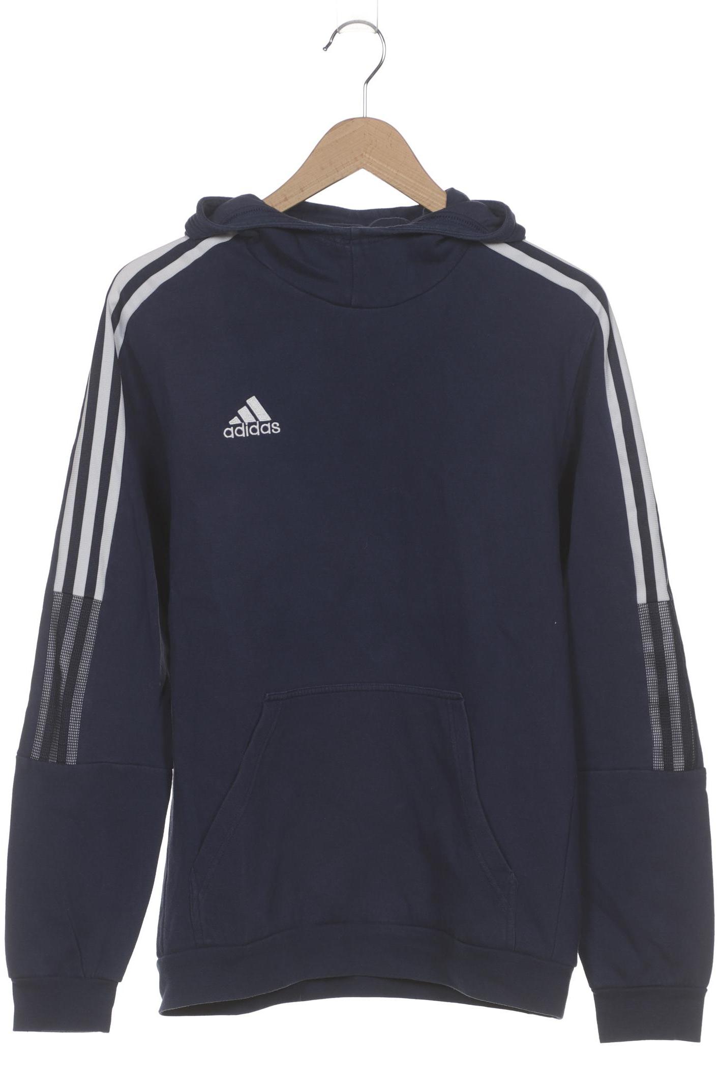 

adidas Herren Kapuzenpullover, blau, Gr. 48