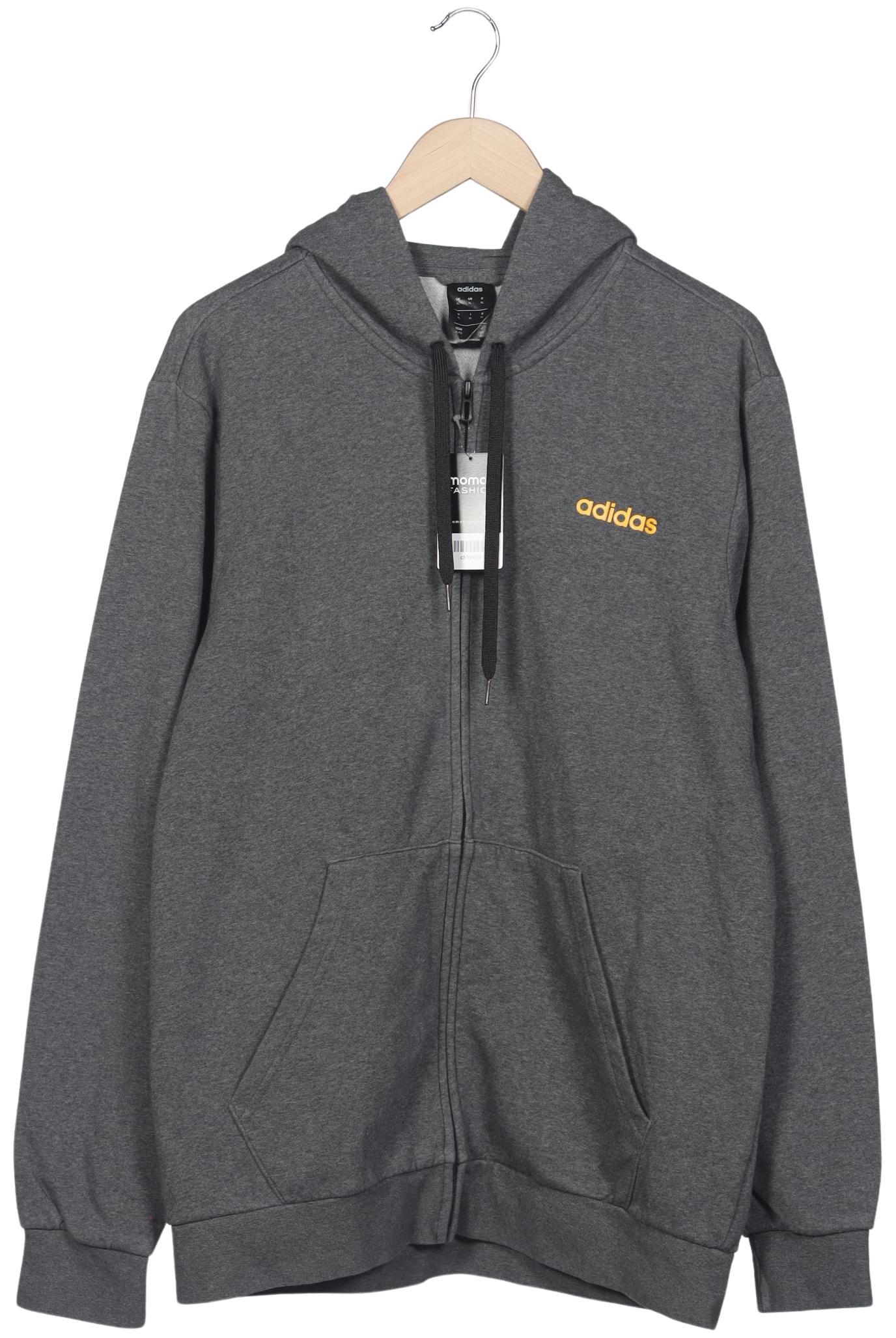 

adidas Herren Kapuzenpullover, grau, Gr. 54