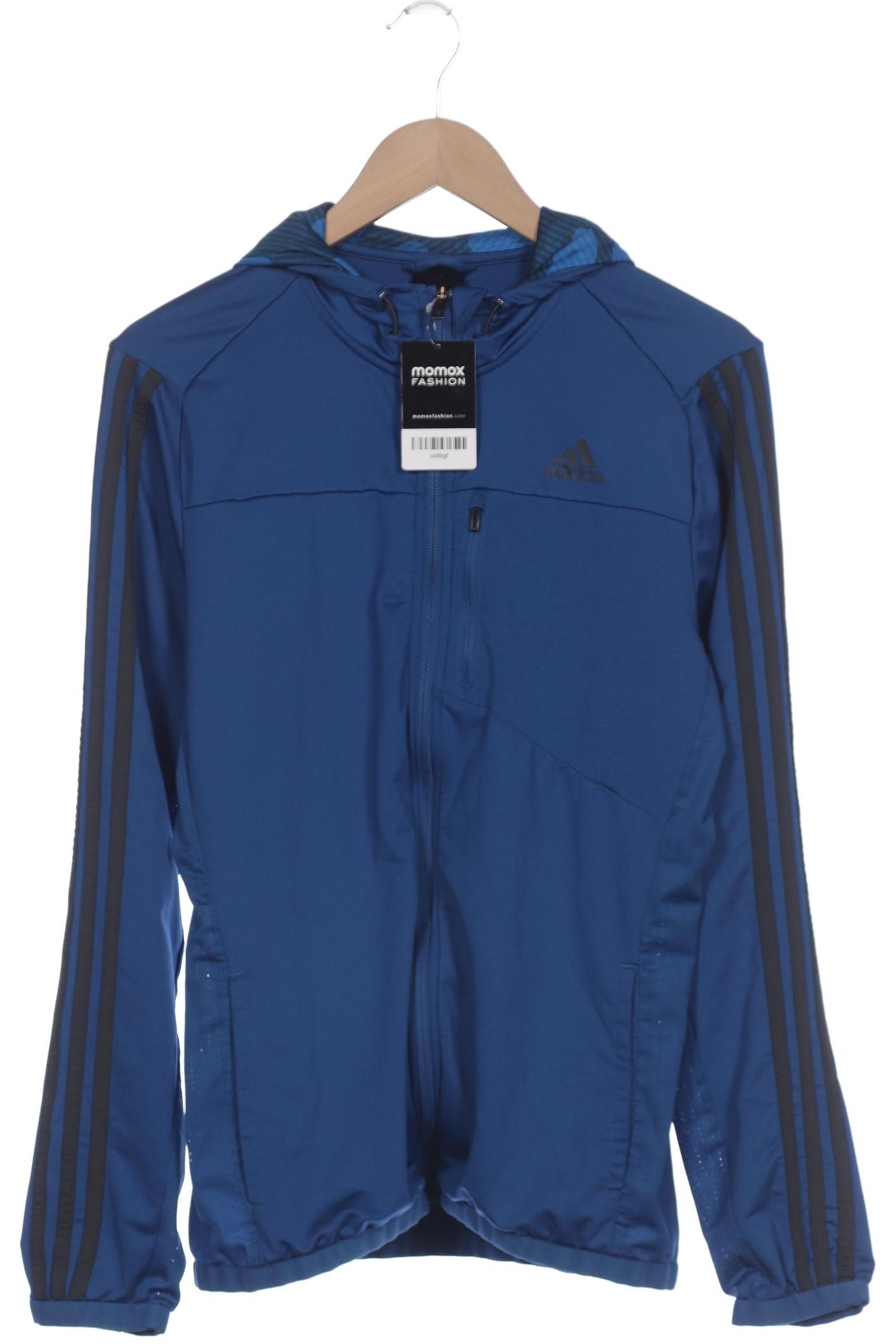 

adidas Herren Kapuzenpullover, blau, Gr. 48