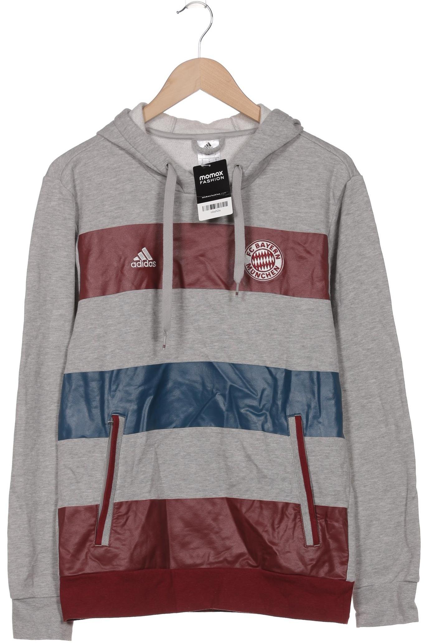 

adidas Herren Kapuzenpullover, grau, Gr. 46
