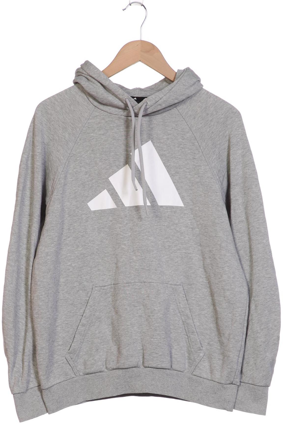 

adidas Herren Kapuzenpullover, grau, Gr. 48