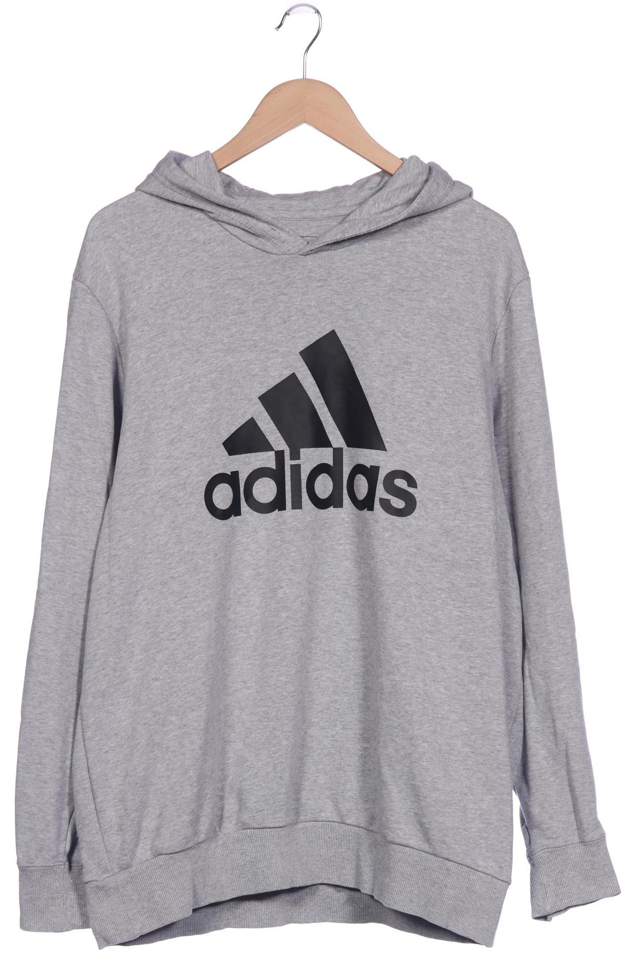 

adidas Herren Kapuzenpullover, grau, Gr. 54