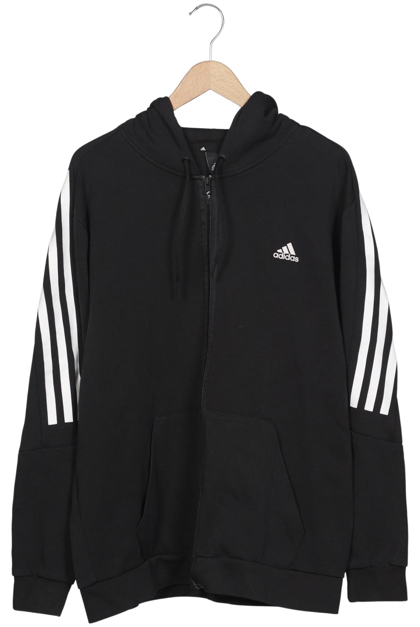 

adidas Herren Kapuzenpullover, schwarz, Gr. 54