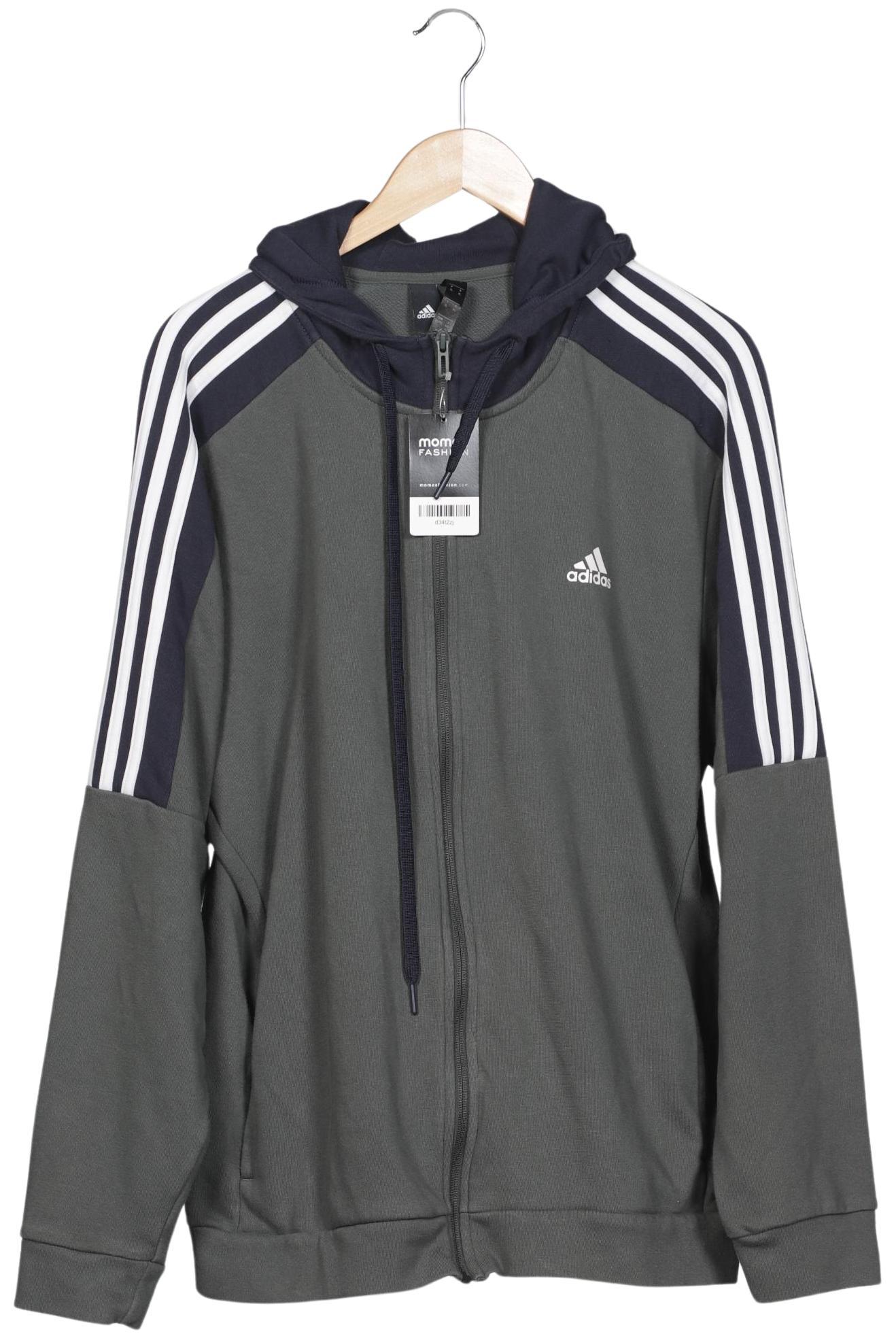 

adidas Herren Kapuzenpullover, grau, Gr. 54