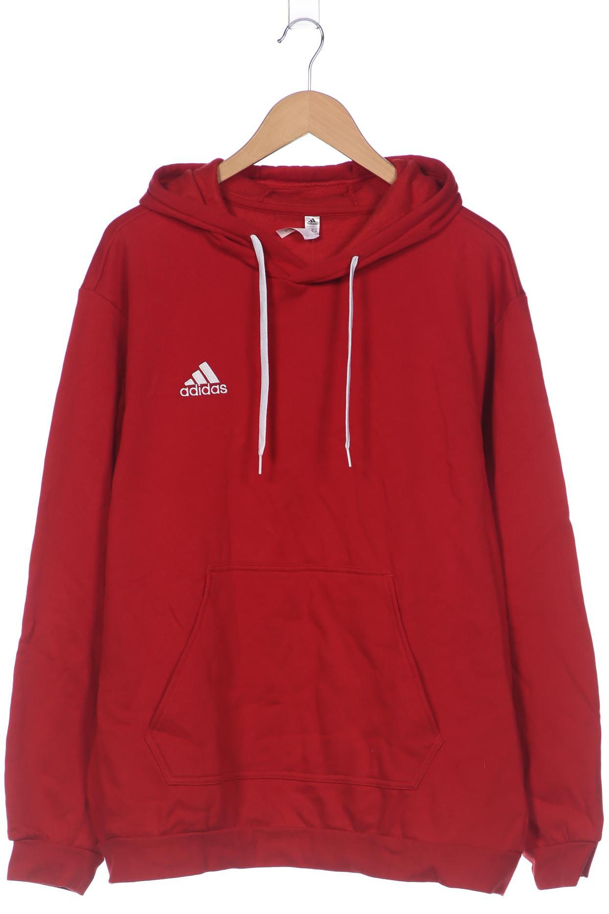 

adidas Herren Kapuzenpullover, rot, Gr. 54