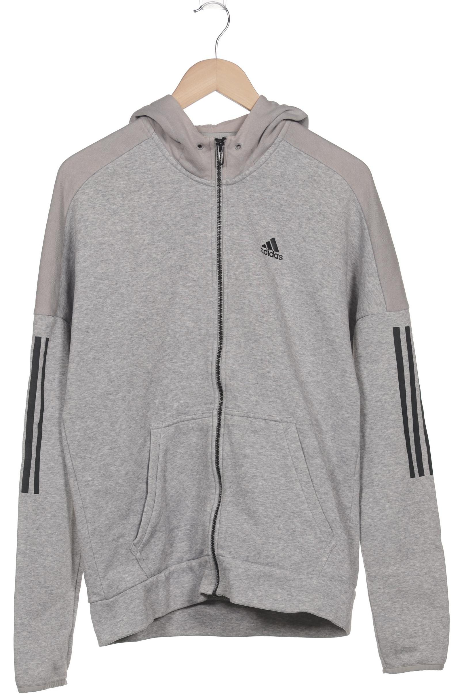 

adidas Herren Kapuzenpullover, grau, Gr. 48