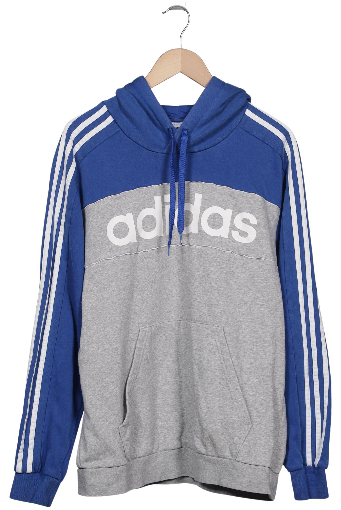 

adidas Herren Kapuzenpullover, grau, Gr. 54
