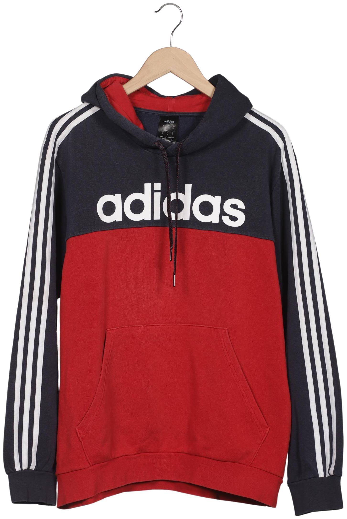 

adidas Herren Kapuzenpullover, rot, Gr. 54