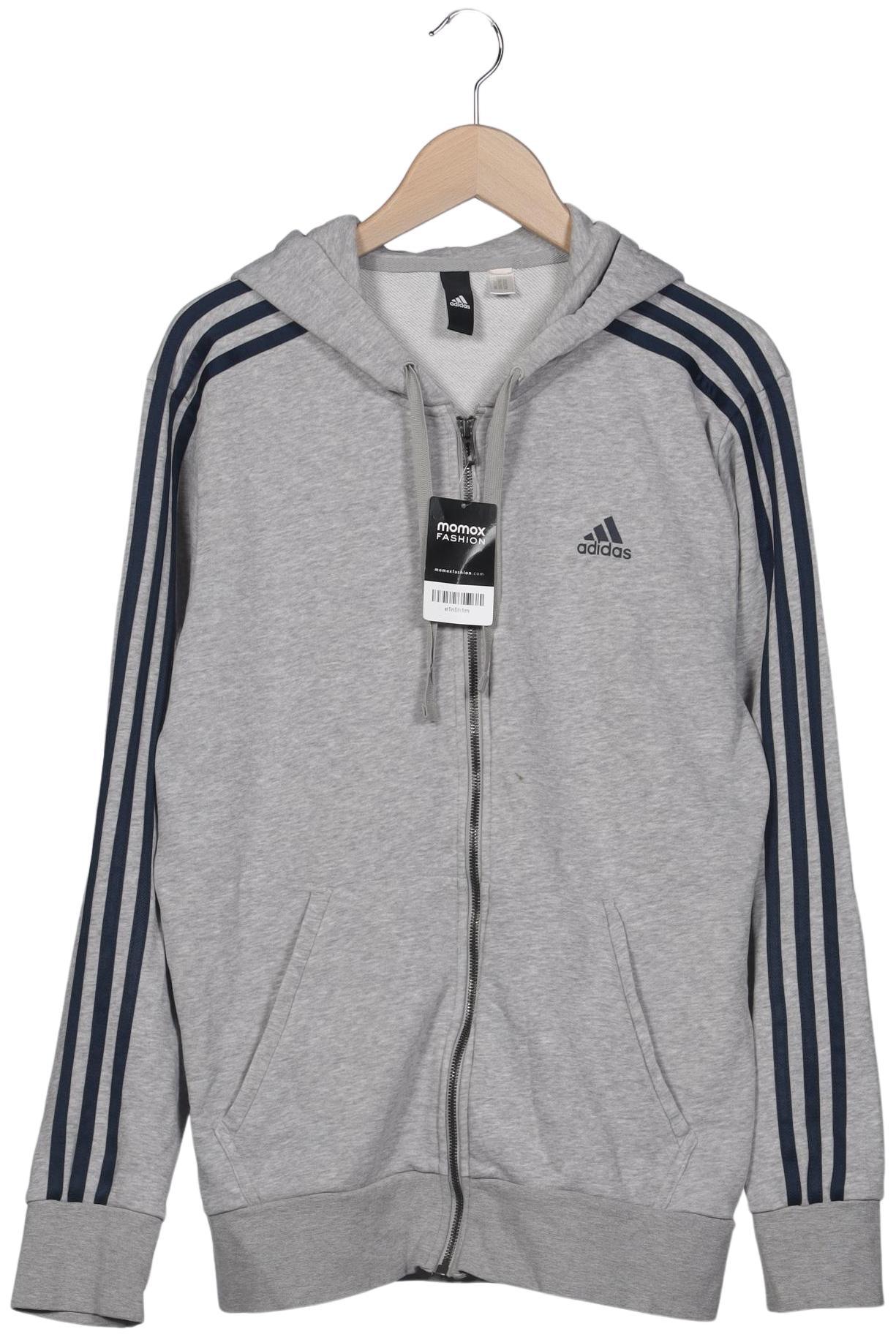 

adidas Herren Kapuzenpullover, grau, Gr. 48