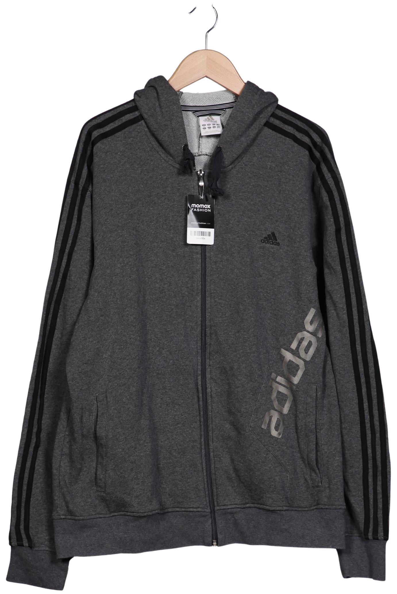 

adidas Herren Kapuzenpullover, grau, Gr. 56