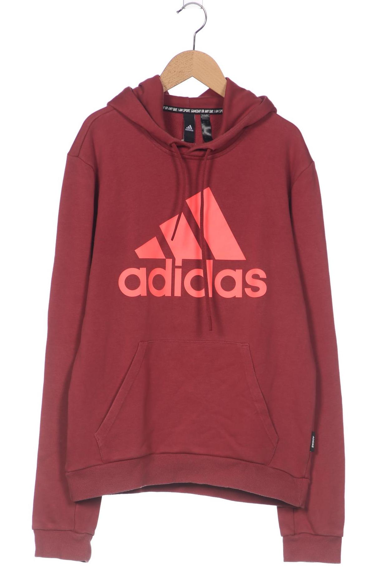 

adidas Herren Kapuzenpullover, bordeaux, Gr. 48