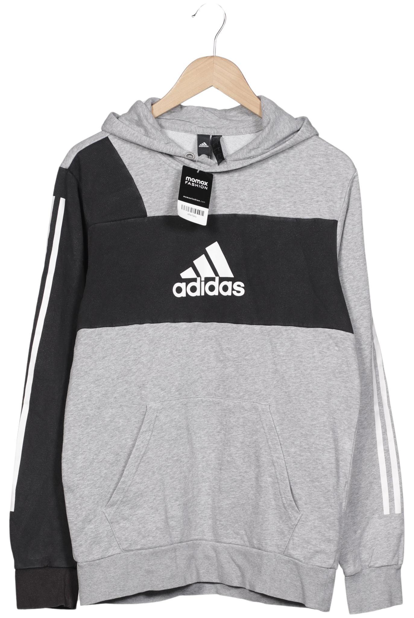 

adidas Herren Kapuzenpullover, grau, Gr. 48