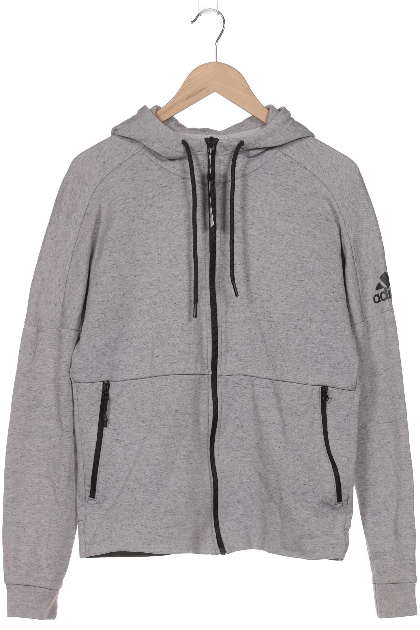 

adidas Herren Kapuzenpullover, grau, Gr. 48