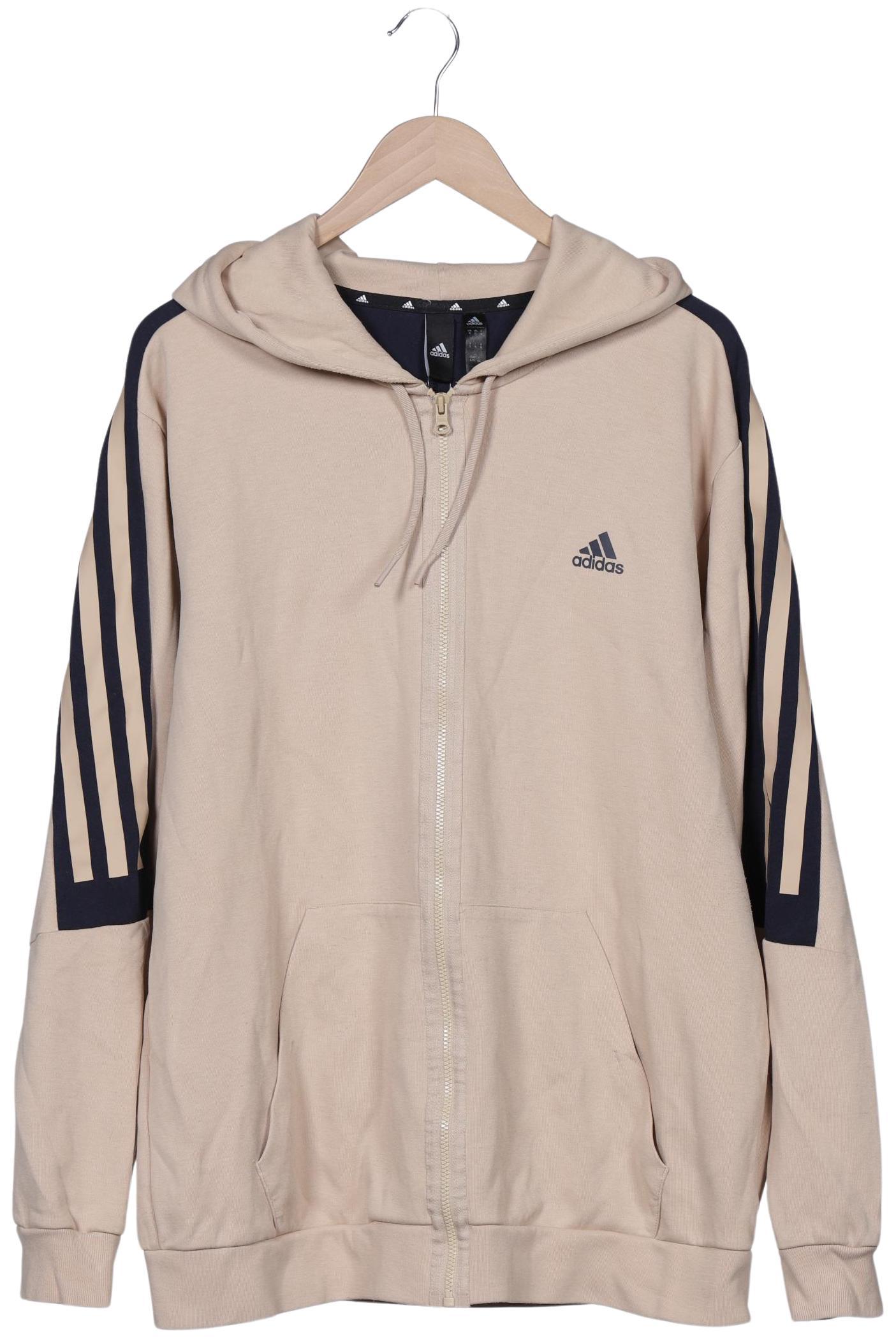 

adidas Herren Kapuzenpullover, beige, Gr. 54