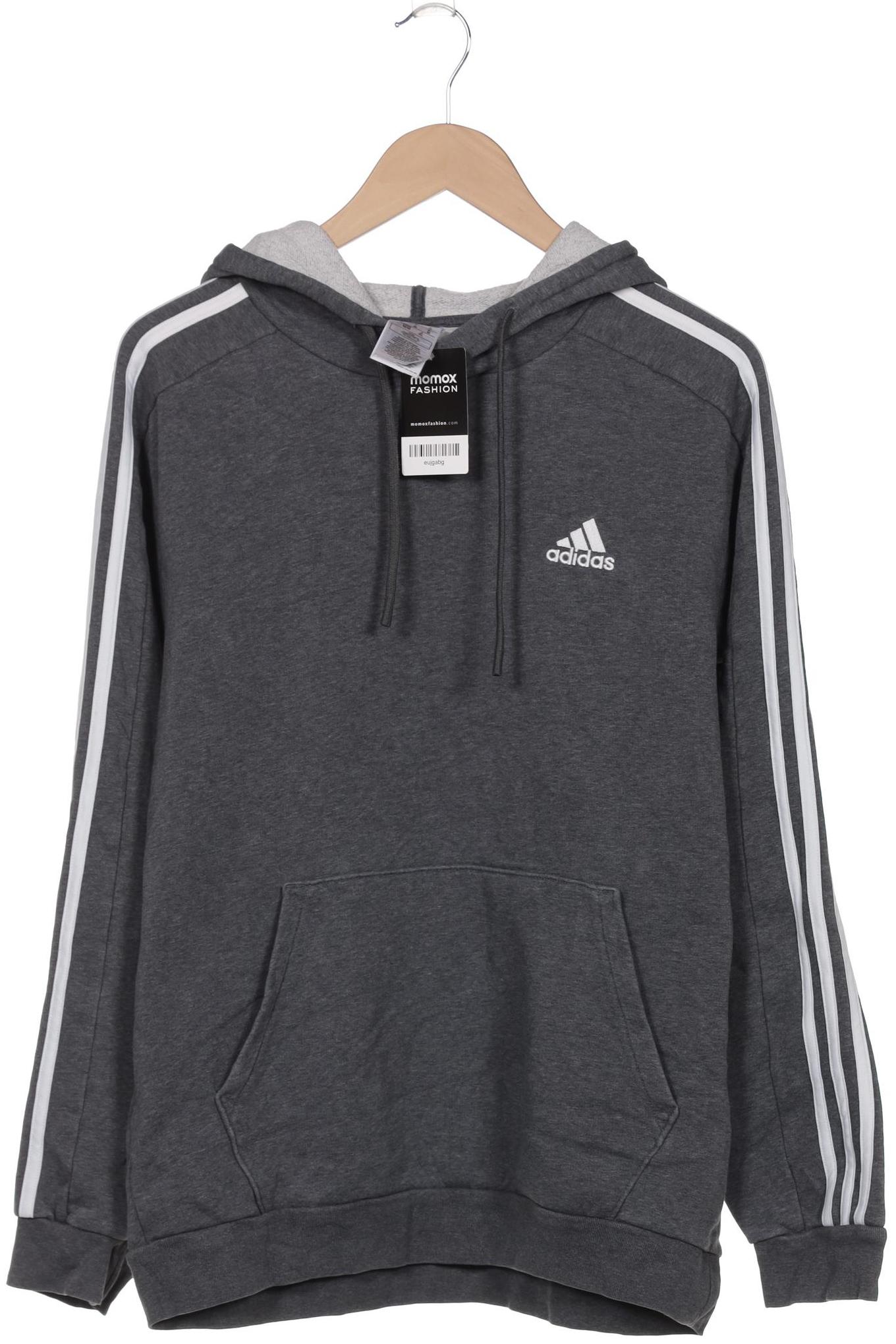 

adidas Herren Kapuzenpullover, grau, Gr. 48