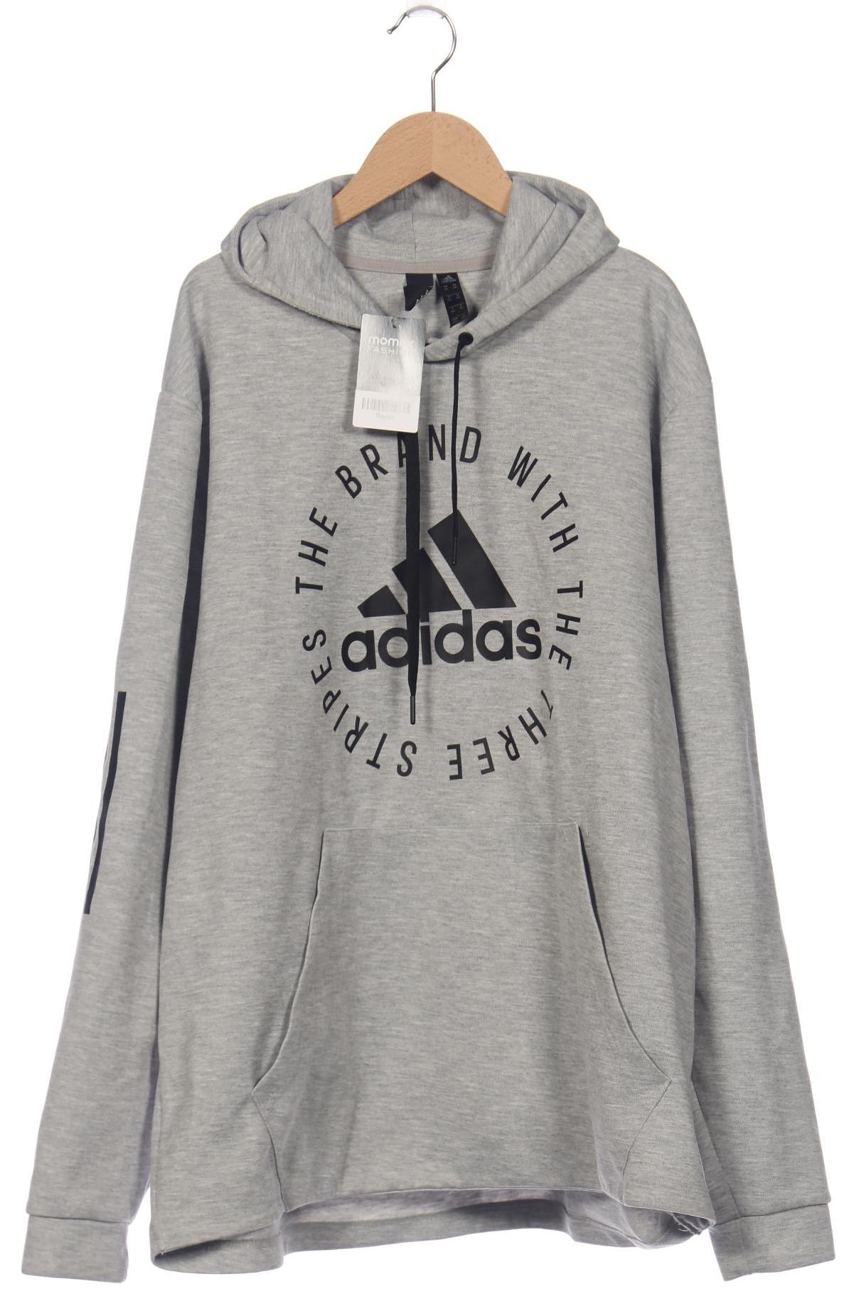 

adidas Herren Kapuzenpullover, grau, Gr. 56
