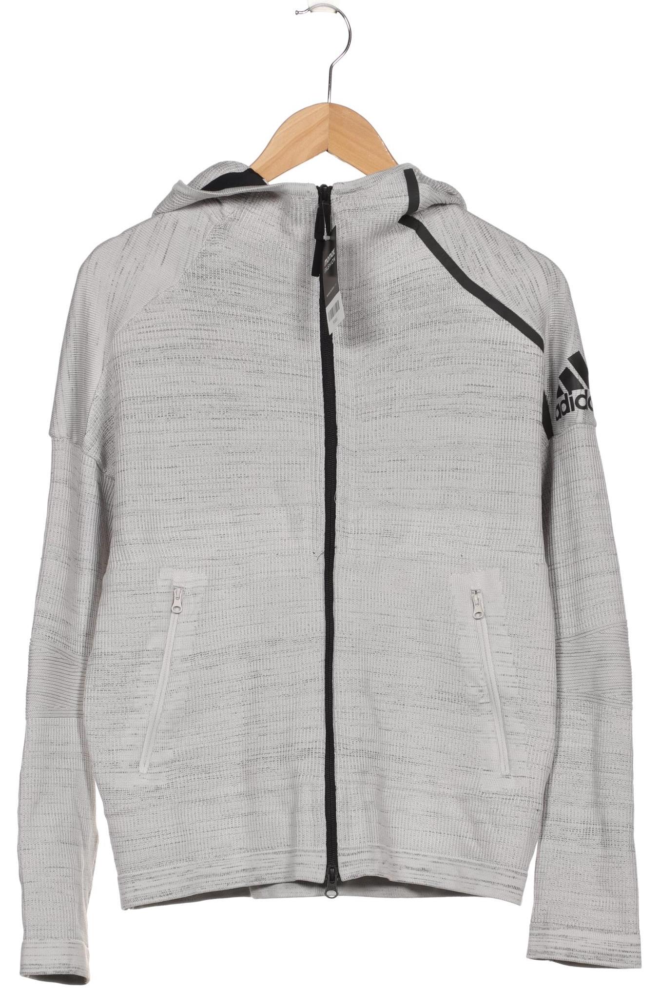 

adidas Herren Kapuzenpullover, grau, Gr. 48