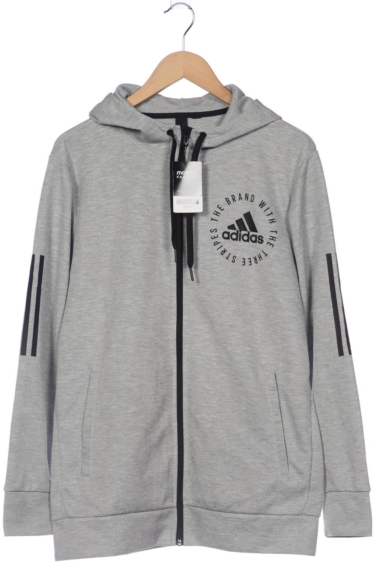 

adidas Herren Kapuzenpullover, grau, Gr. 52
