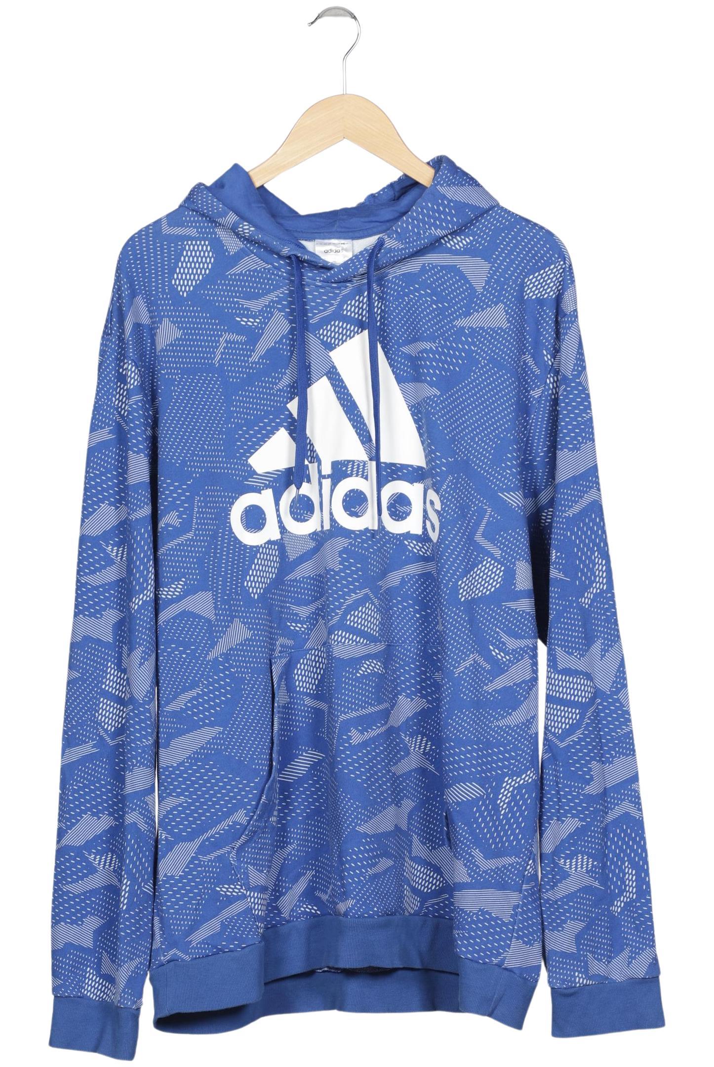 

adidas Herren Kapuzenpullover, blau, Gr. 56